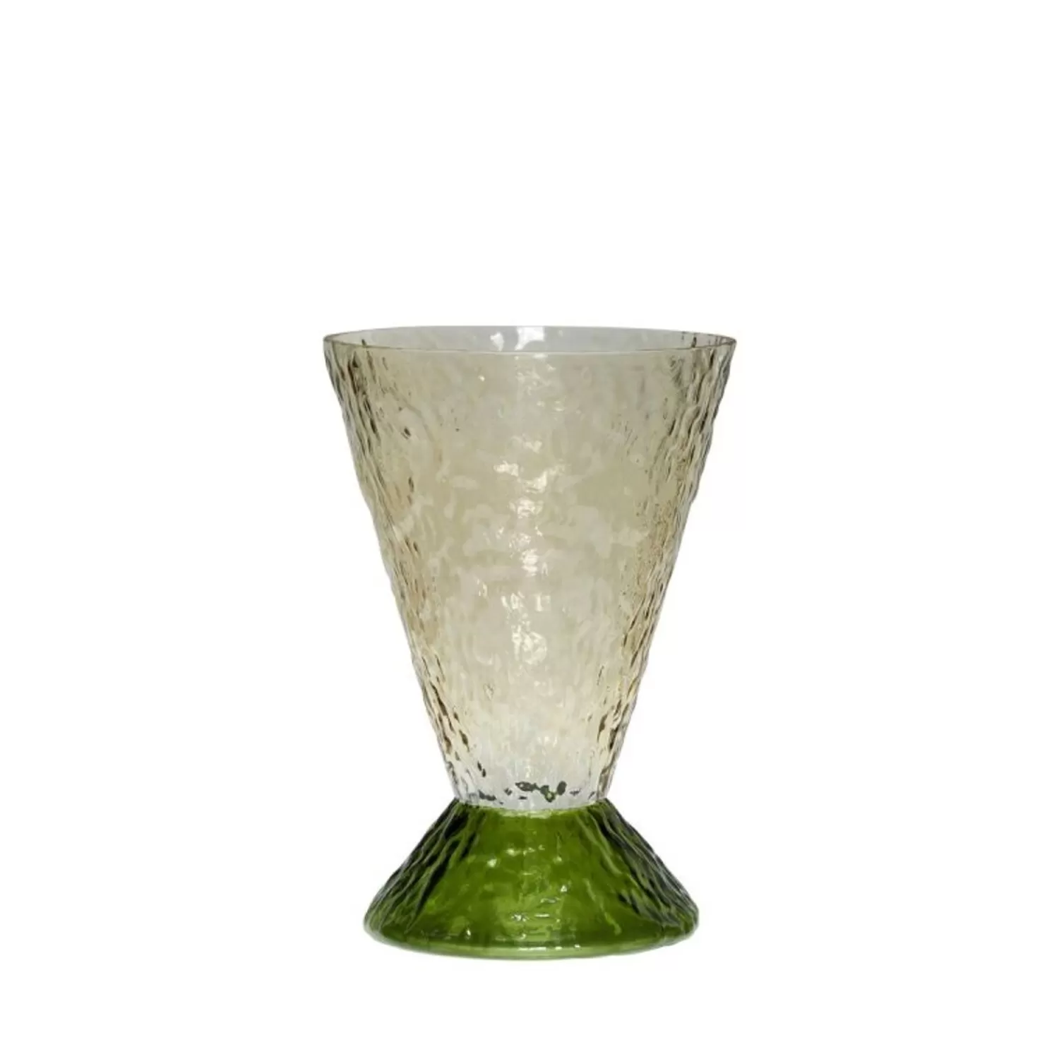 Hübsch Vases^Abyss Vase Green Brown, Dark Green