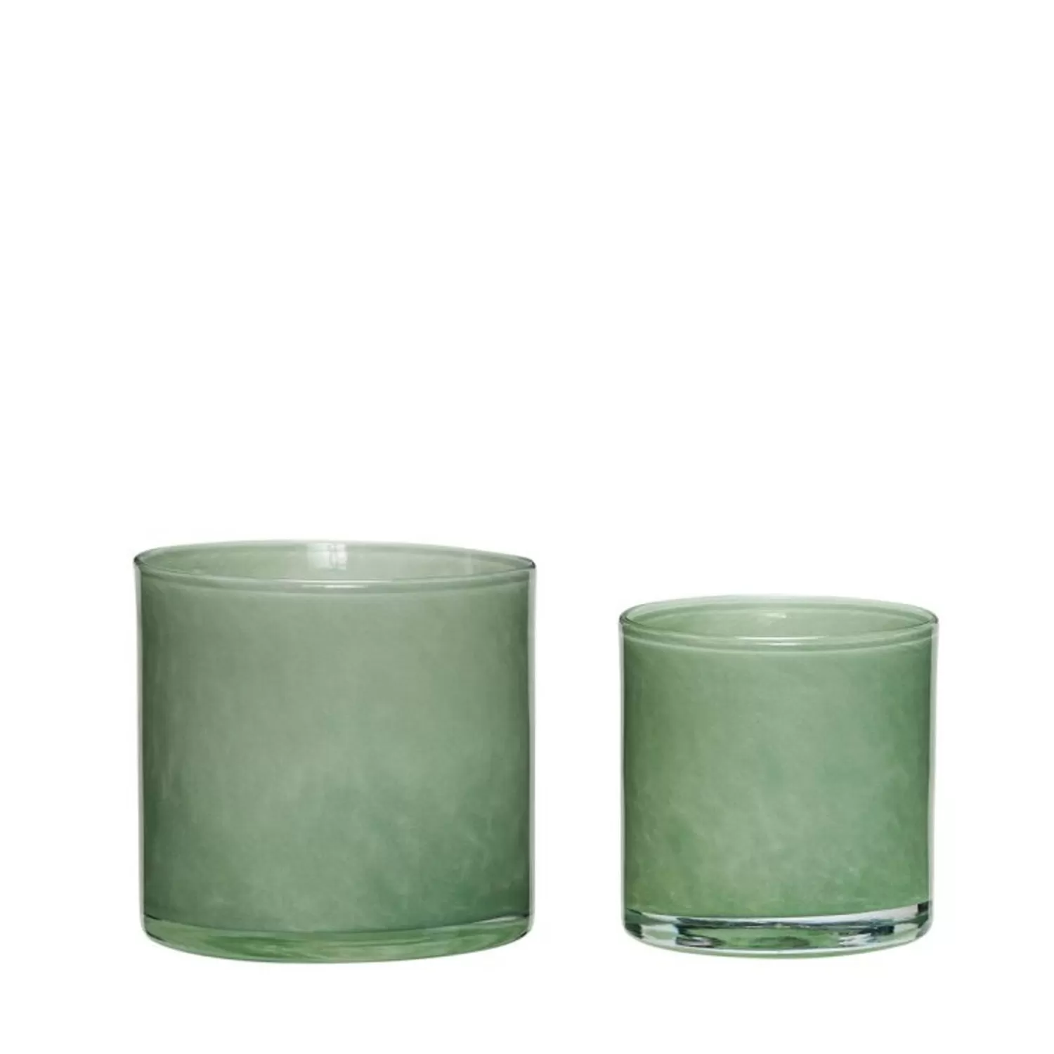 Hübsch Candlesticks & Lanterns^Akin Candleholders (Set Of 2) Green