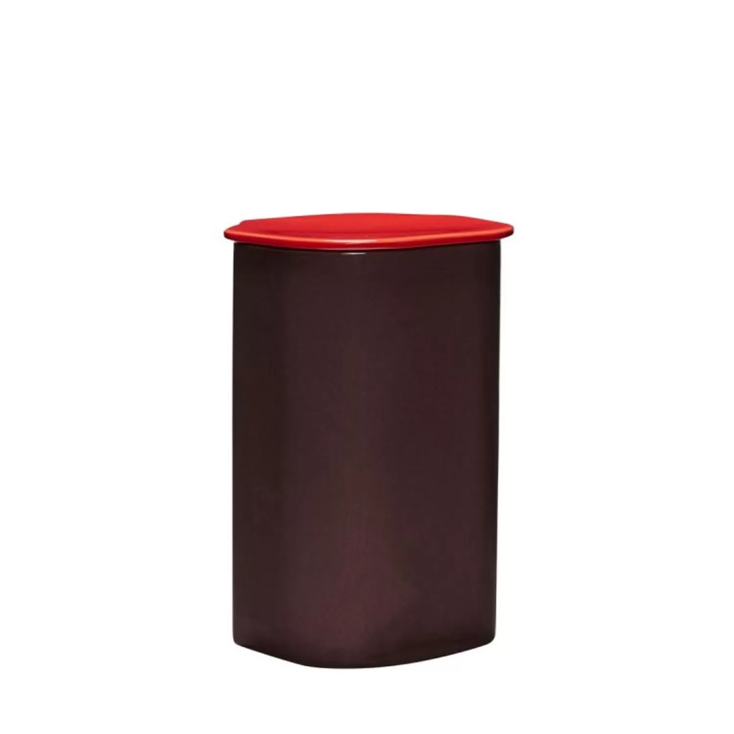 Hübsch Kitchen Accessories^Amare Canister With Lid Large Burgundy/Red Burgundy, Red