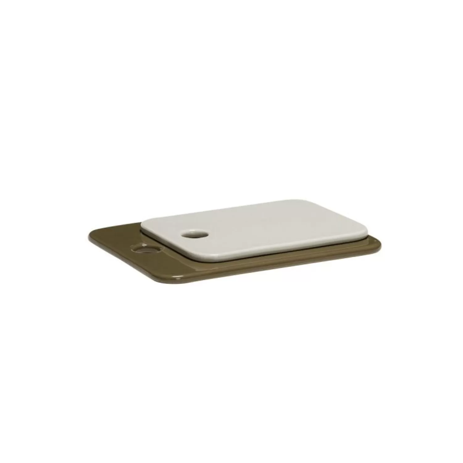 Hübsch Kitchen Accessories^Amare Ceramic Boards Sand/Olive (Set Of 2) Olive, Sand