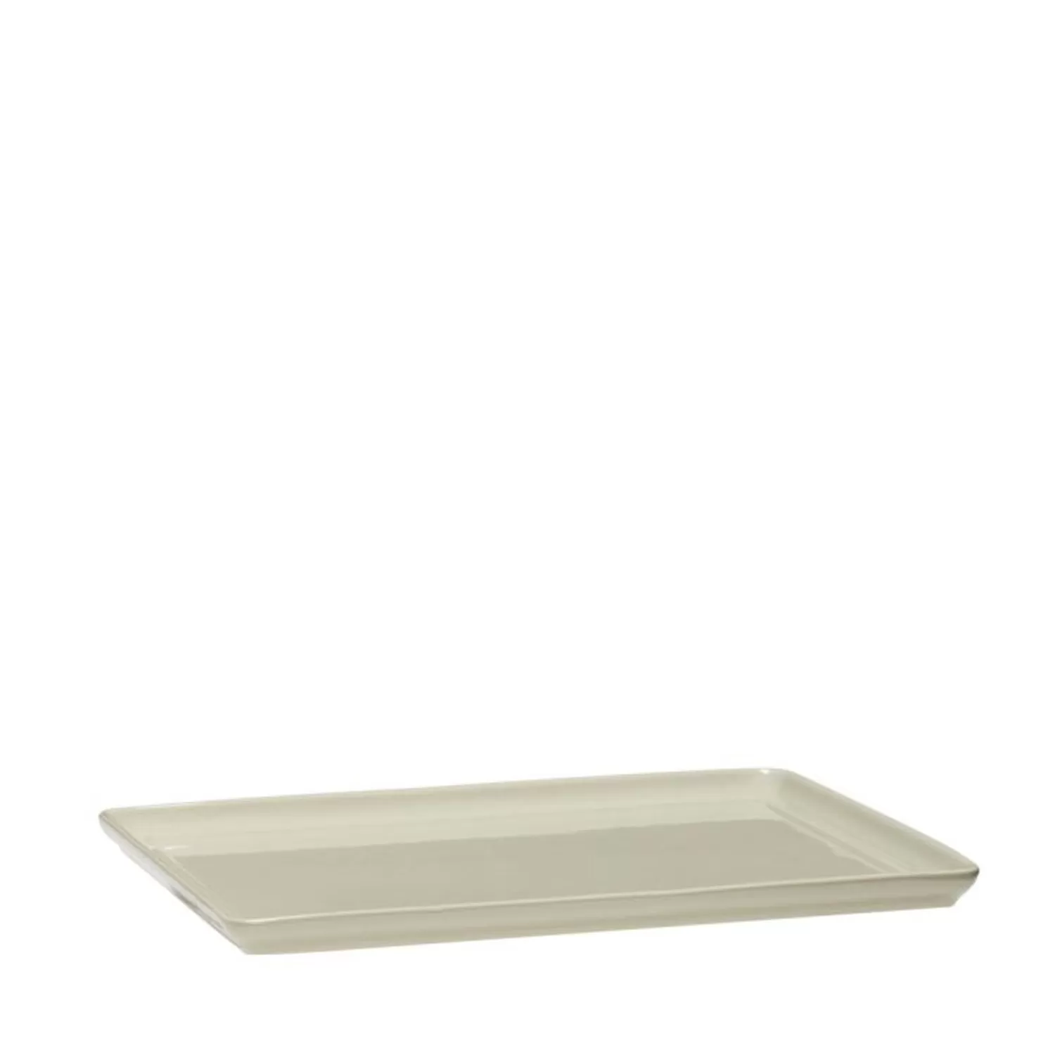 Hübsch Workspace^Amare Tray Sand/Green (Set Of 2) Green, Sand