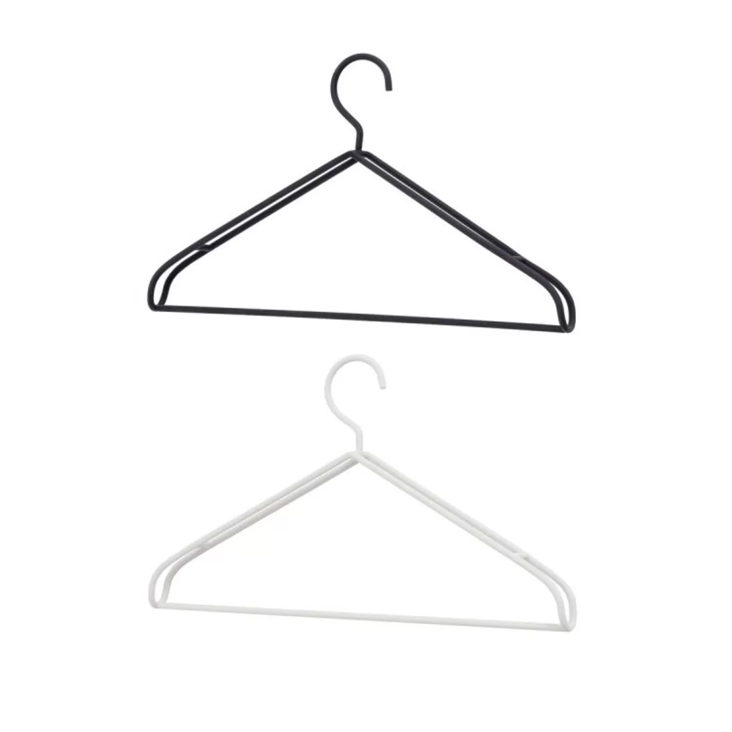 Hübsch Shelf Units & Storage^Apply Hangers Black/White (Set Of 2) Black, Grey