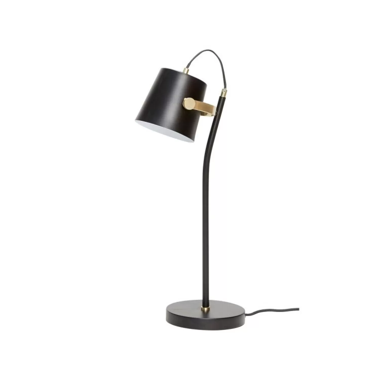 Hübsch Table Lamps^Architect Desk Lamp Black Black, Brass