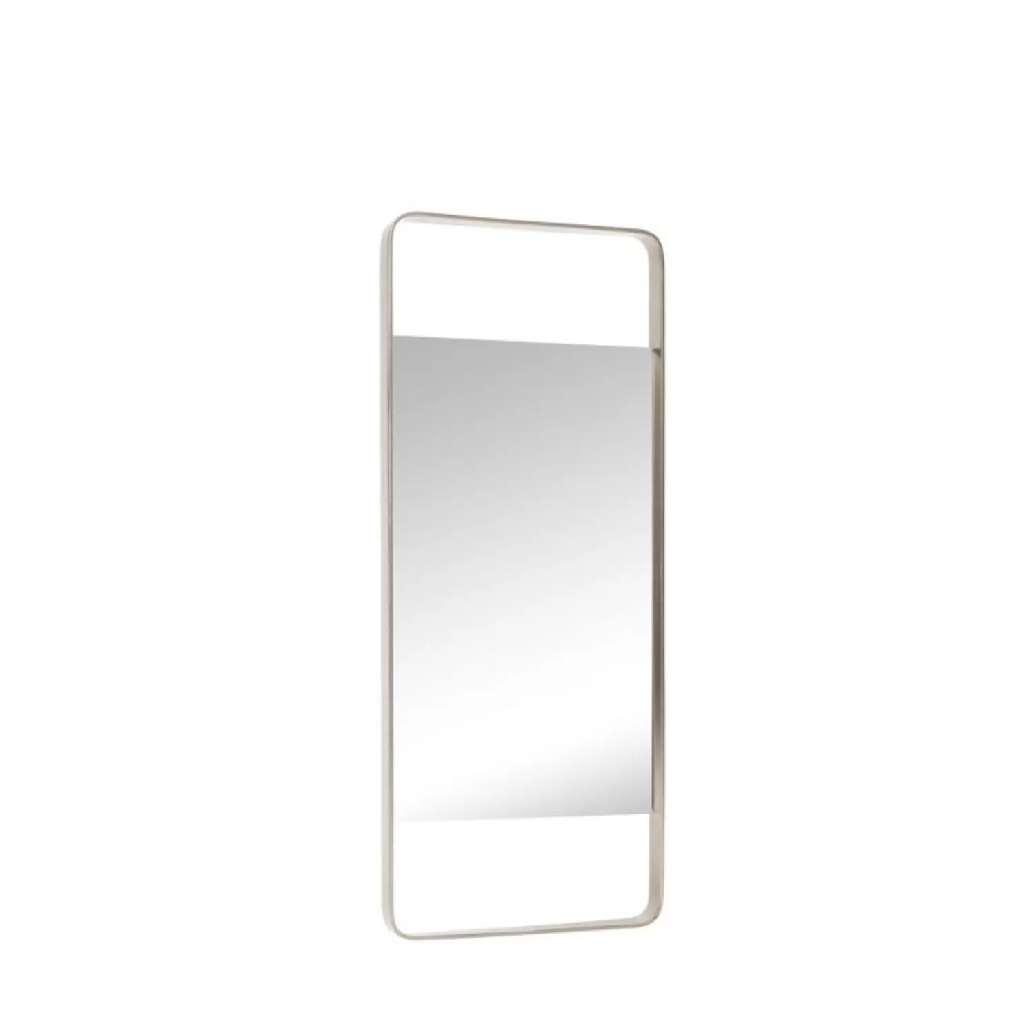 Hübsch Mirrors^Aware Wall Mirror Small Nickel Brushed Nickel