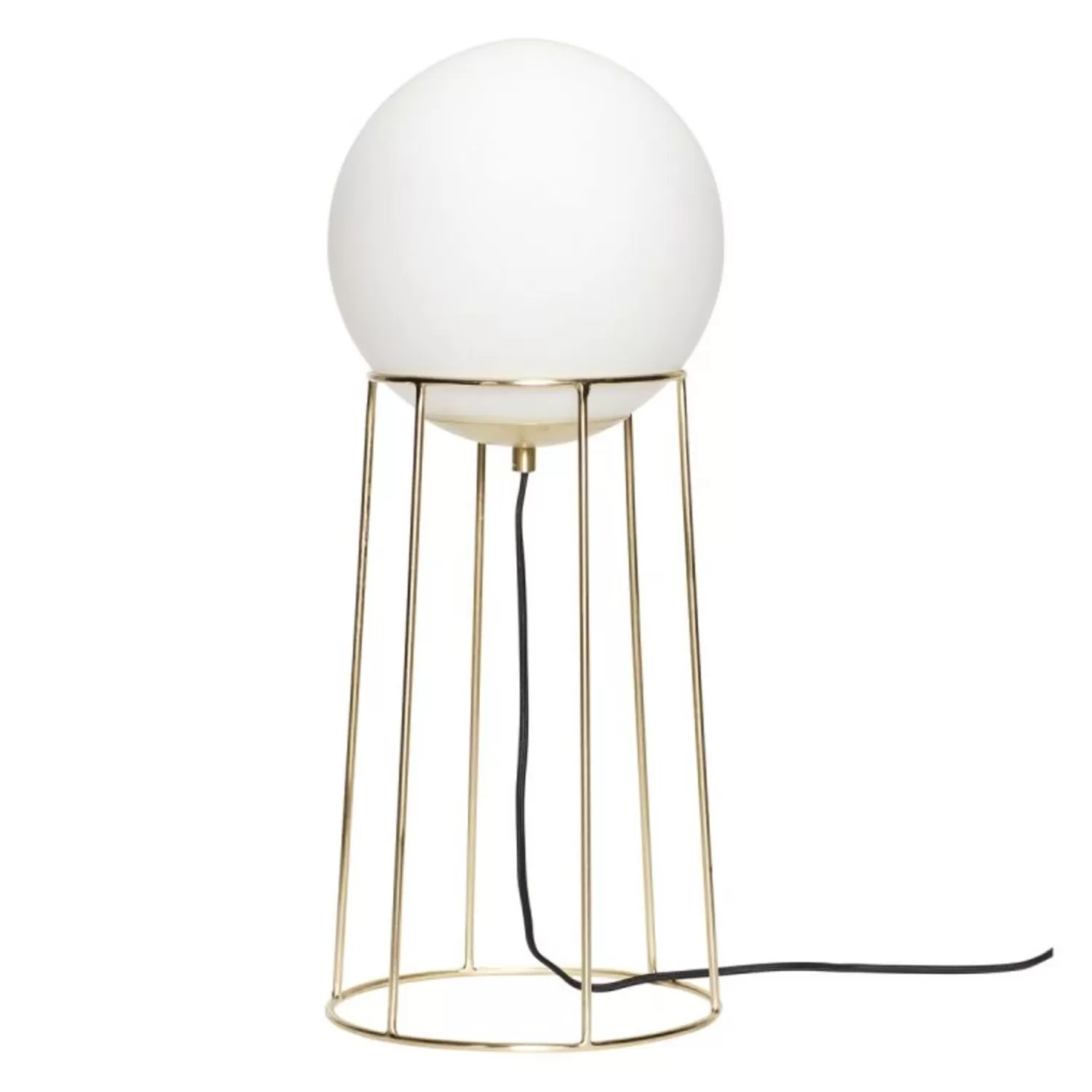 Hübsch Floor Lamps^Balance Lamp Large Brass Brass, White