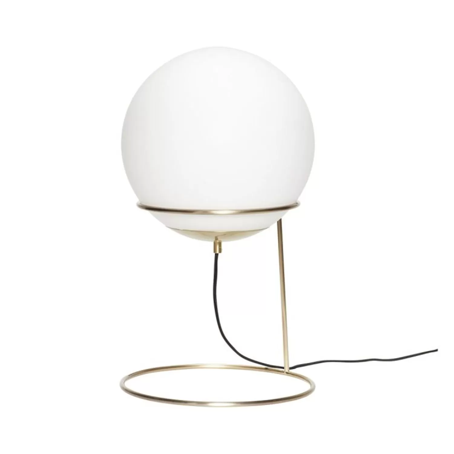 Hübsch Floor Lamps^Balance Lamp Small Brass Brass, White