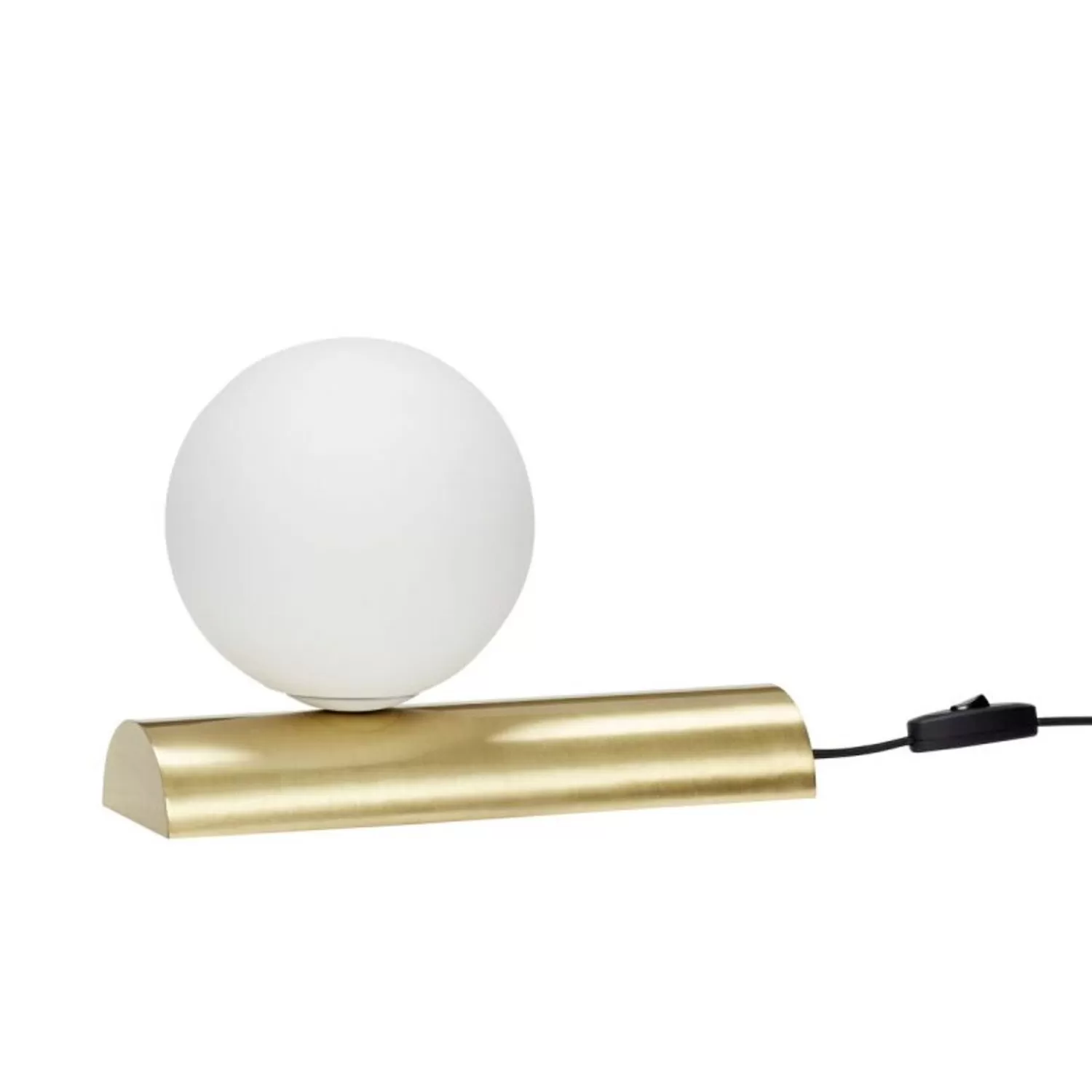 Hübsch Table Lamps^Balance Table Lamp Brass Brass, White