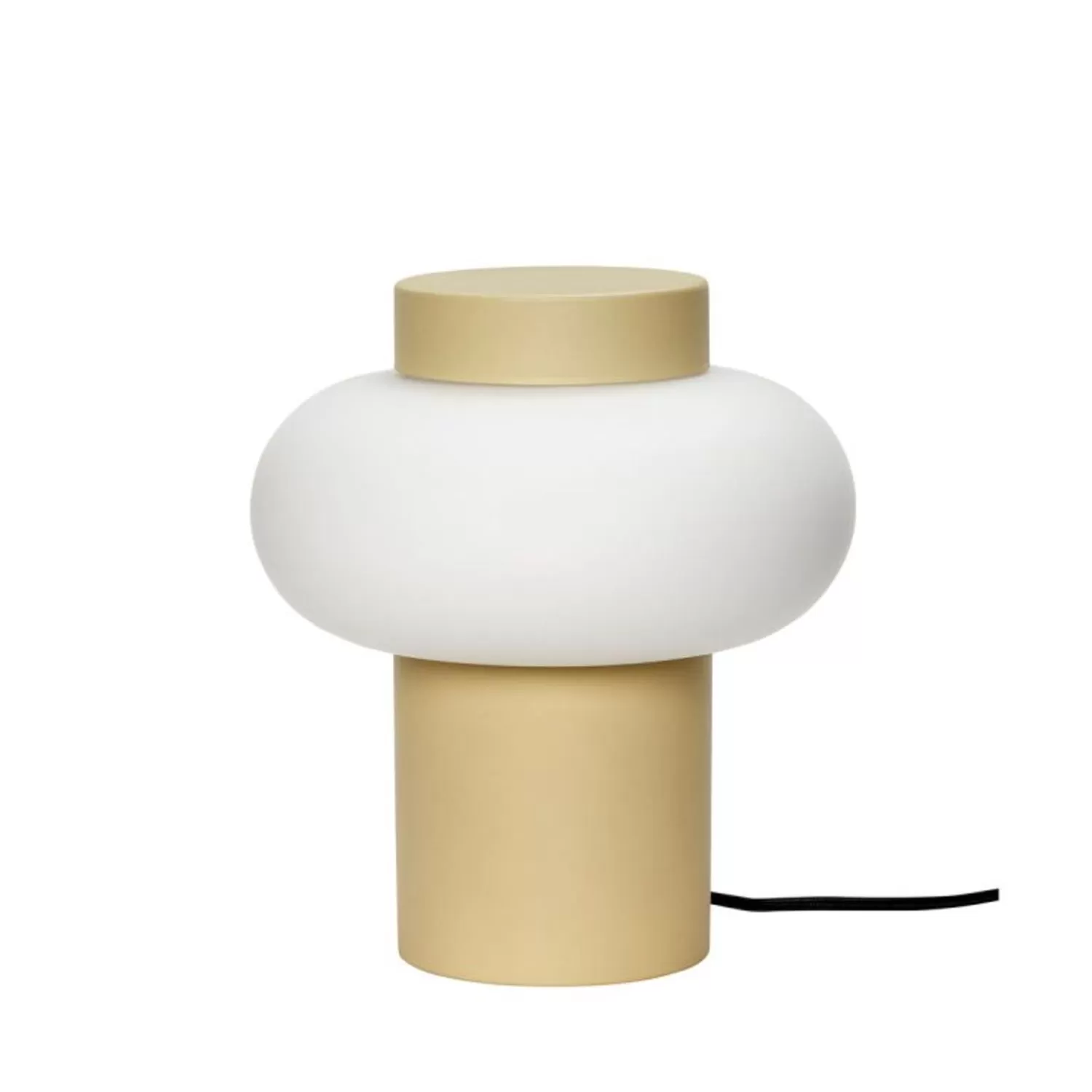 Hübsch Table Lamps^Camp Table Lamp Beige Sand, White