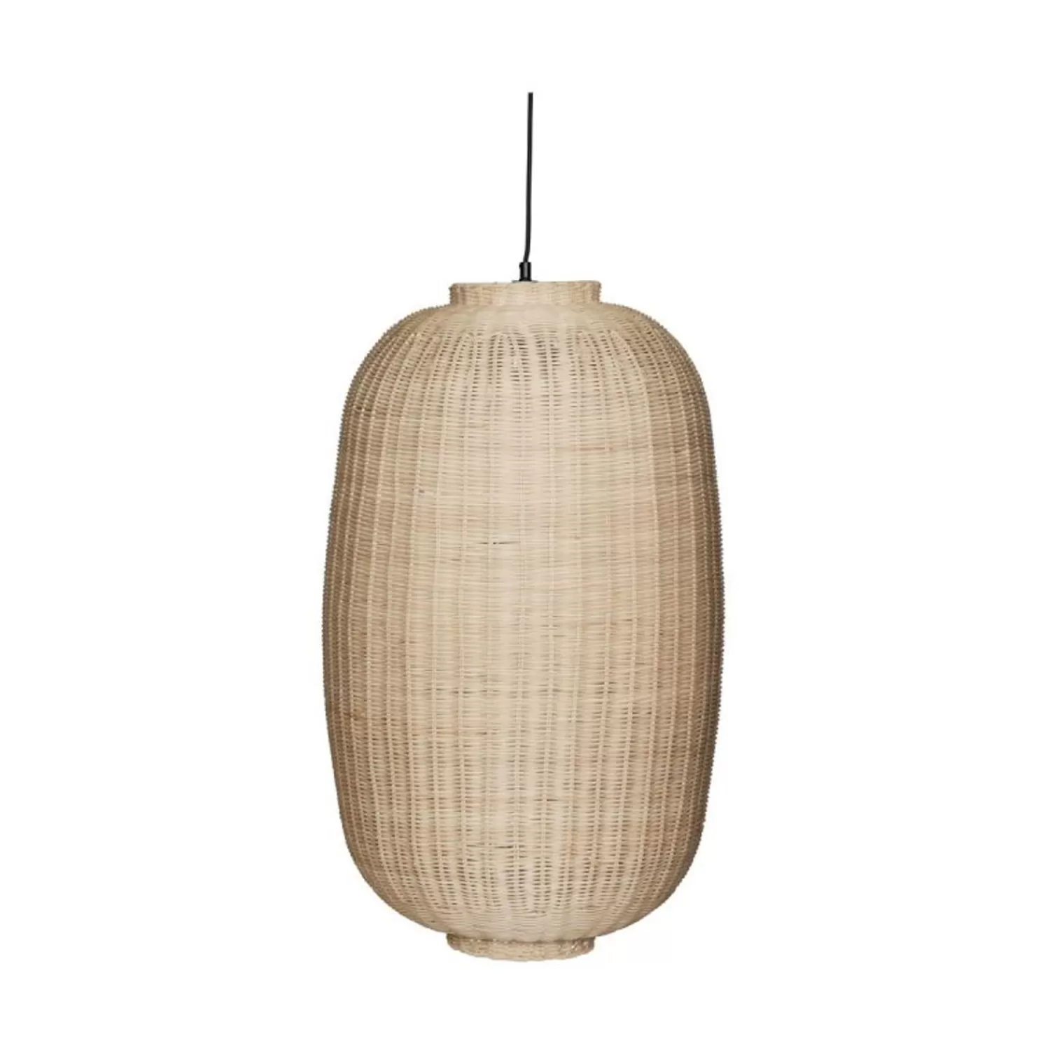 Hübsch Ceiling Lights^Chand Ceiling Light Oval Natural Black, Natural