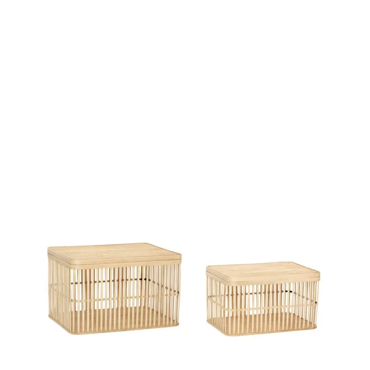 Hübsch Storage^Cheery Baskets (Set Of 2) Natural