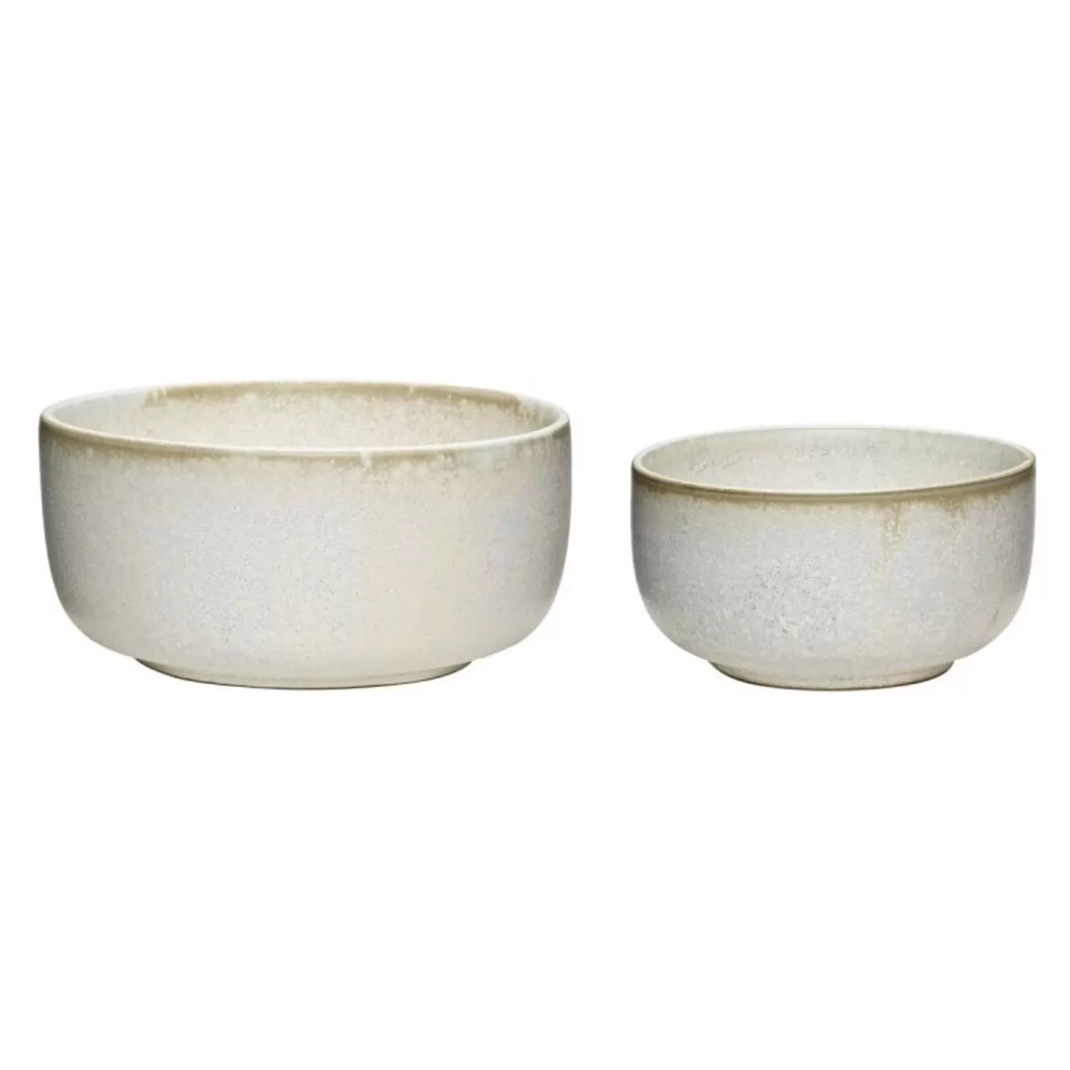 Hübsch Kitchen Accessories^Clay Bowls (Set Of 2) White