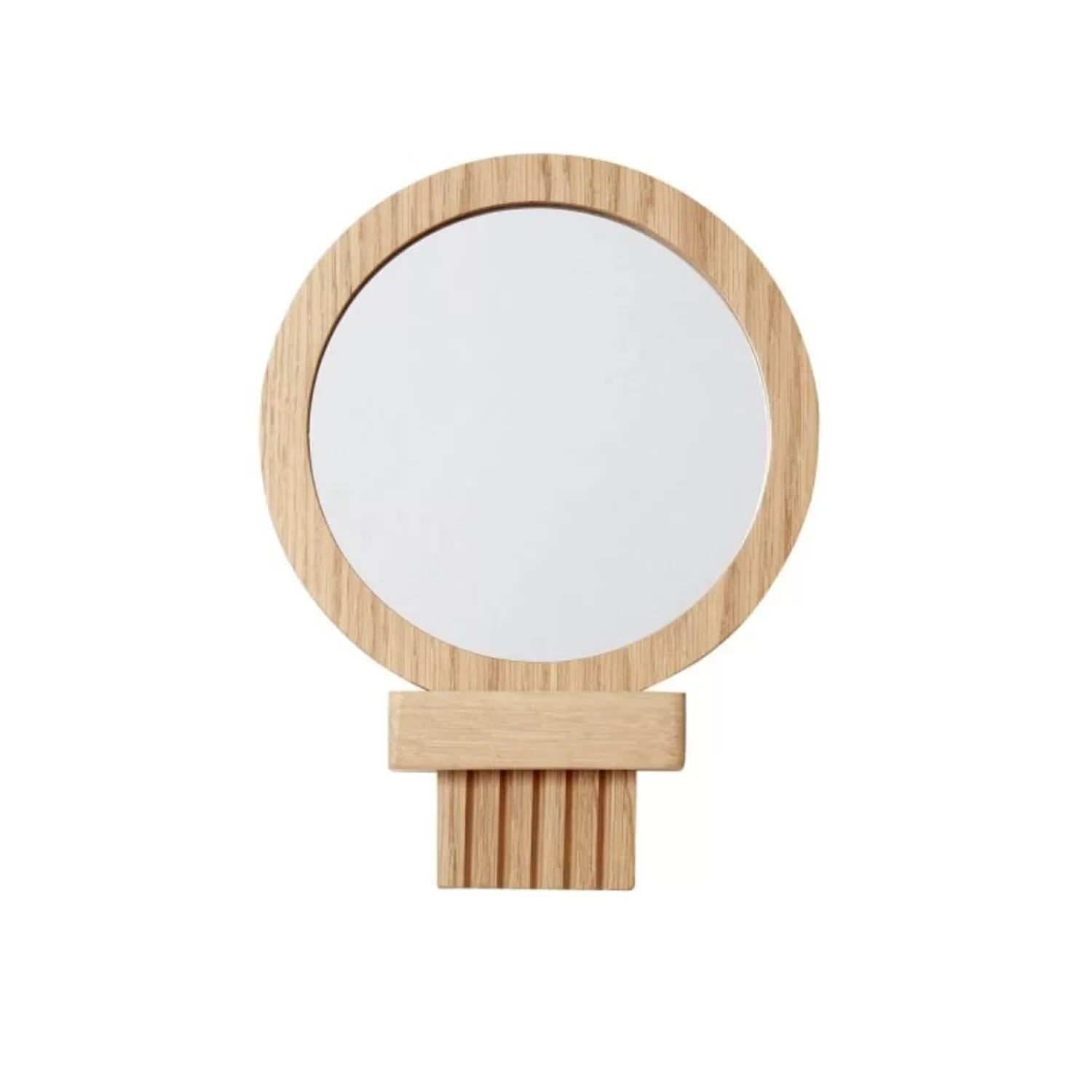 Hübsch Mirrors^Comb Hand Mirror Natural