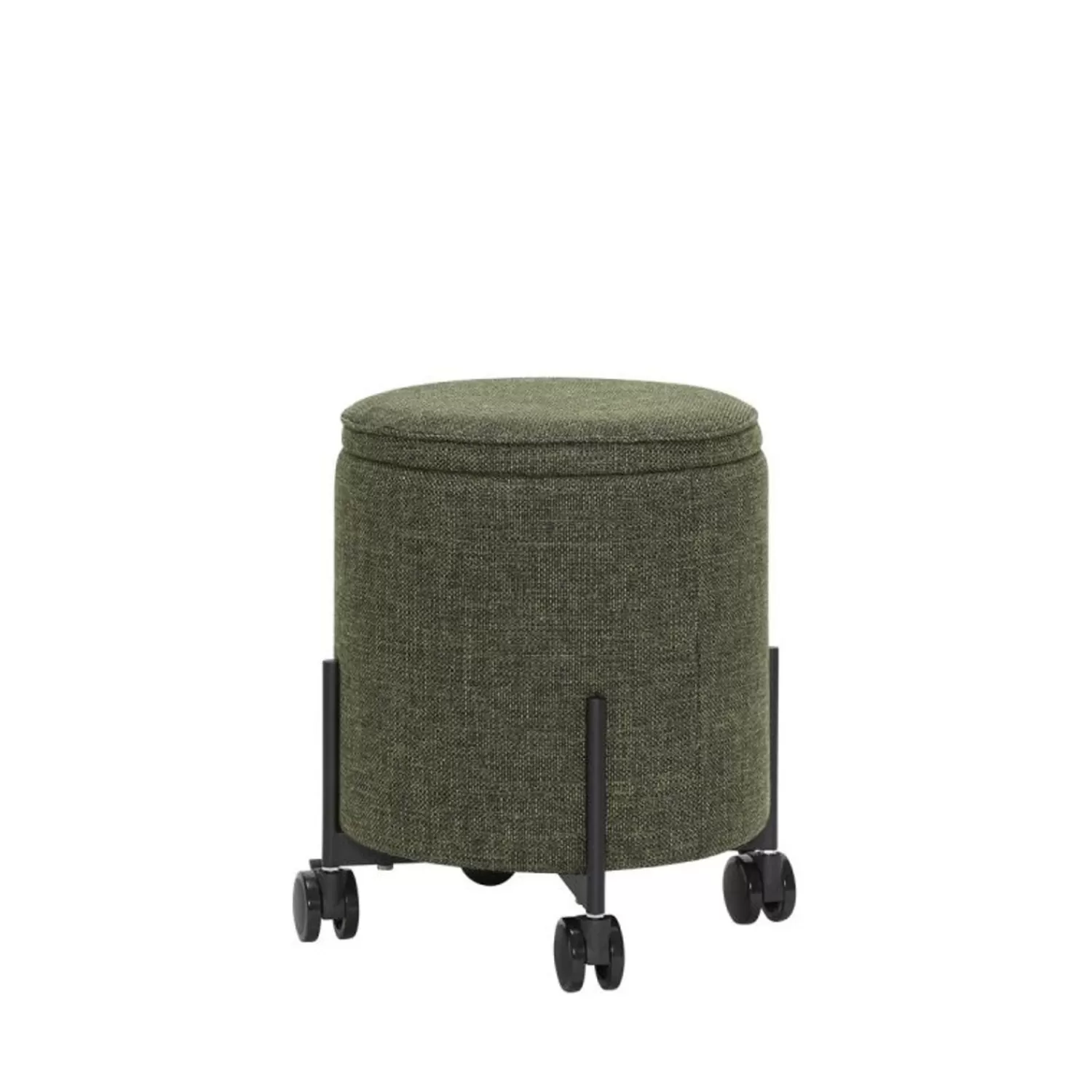 Hübsch Seating^Contain Pouffe Small Green