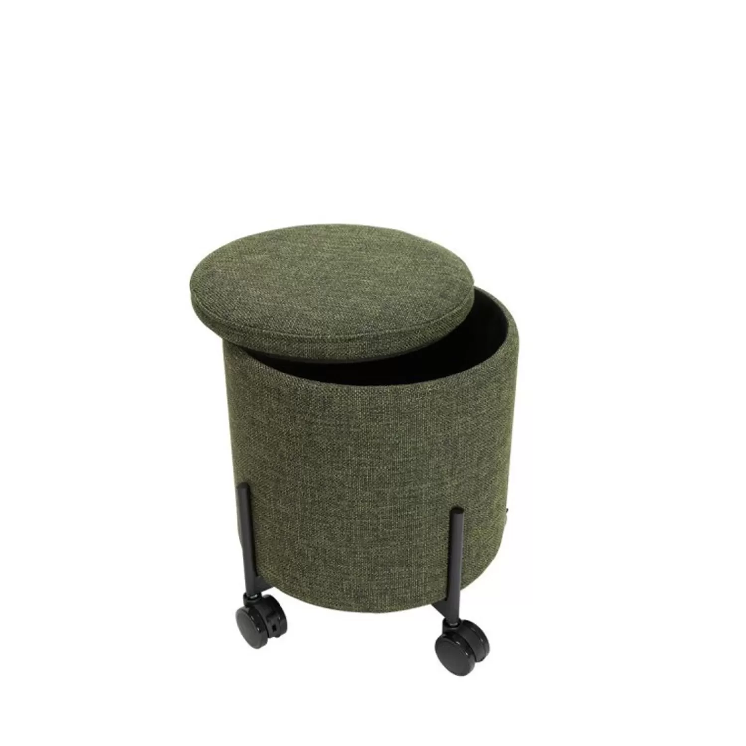 Hübsch Seating^Contain Pouffe Small Green