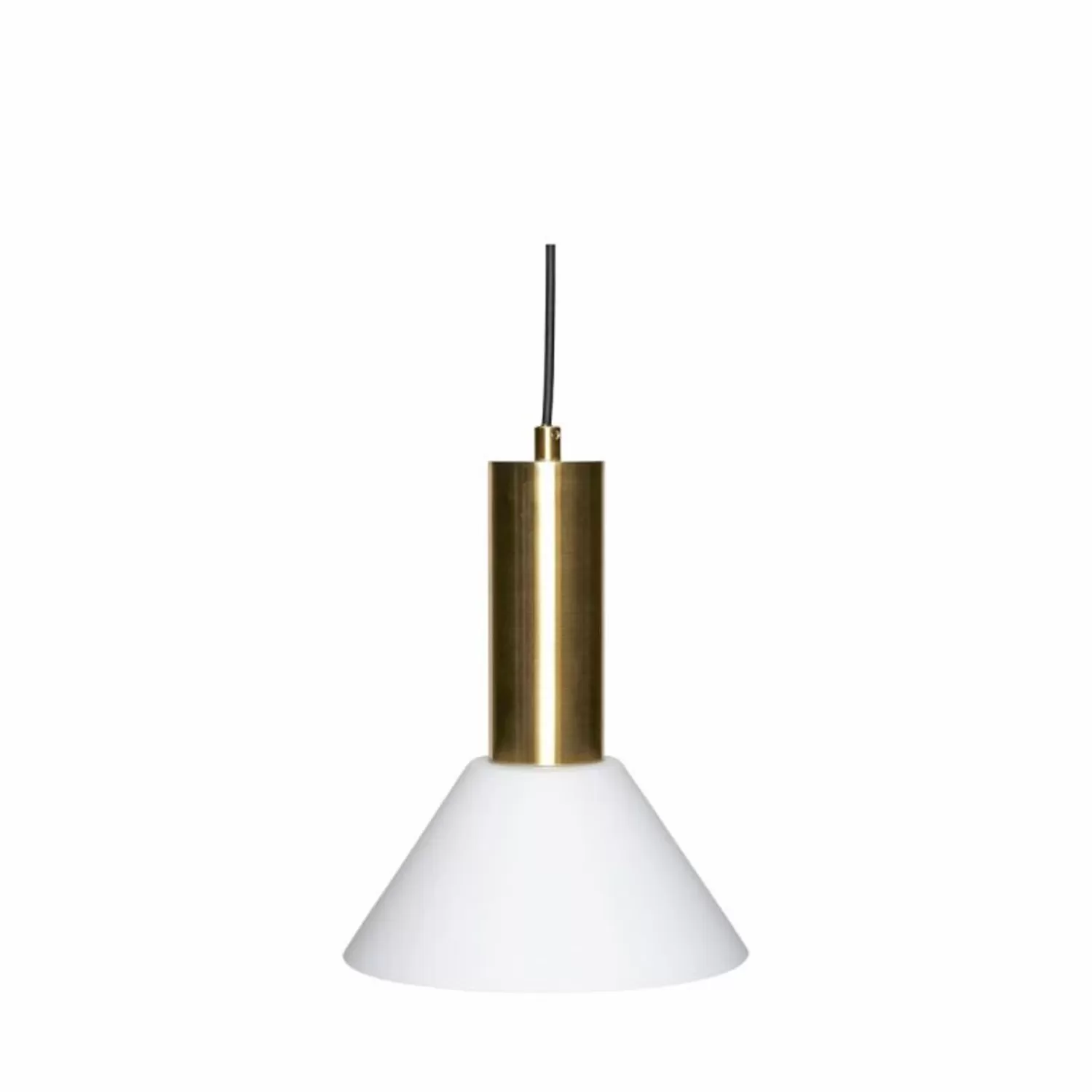 Hübsch Ceiling Lights^Contrast Ceiling Light Brass Brass, White