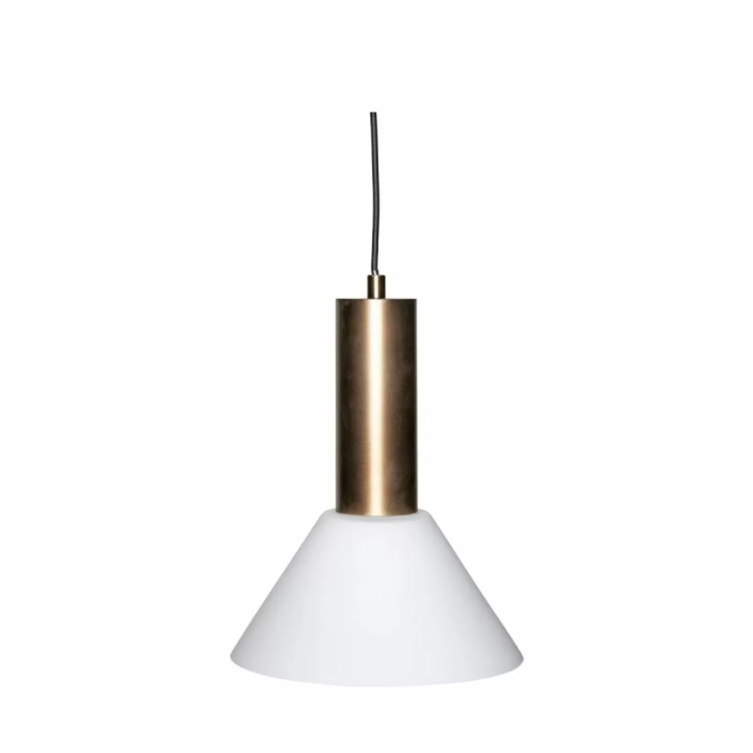 Hübsch Ceiling Lights^Contrast Ceiling Light Burnished Brass Burnished Brass, White