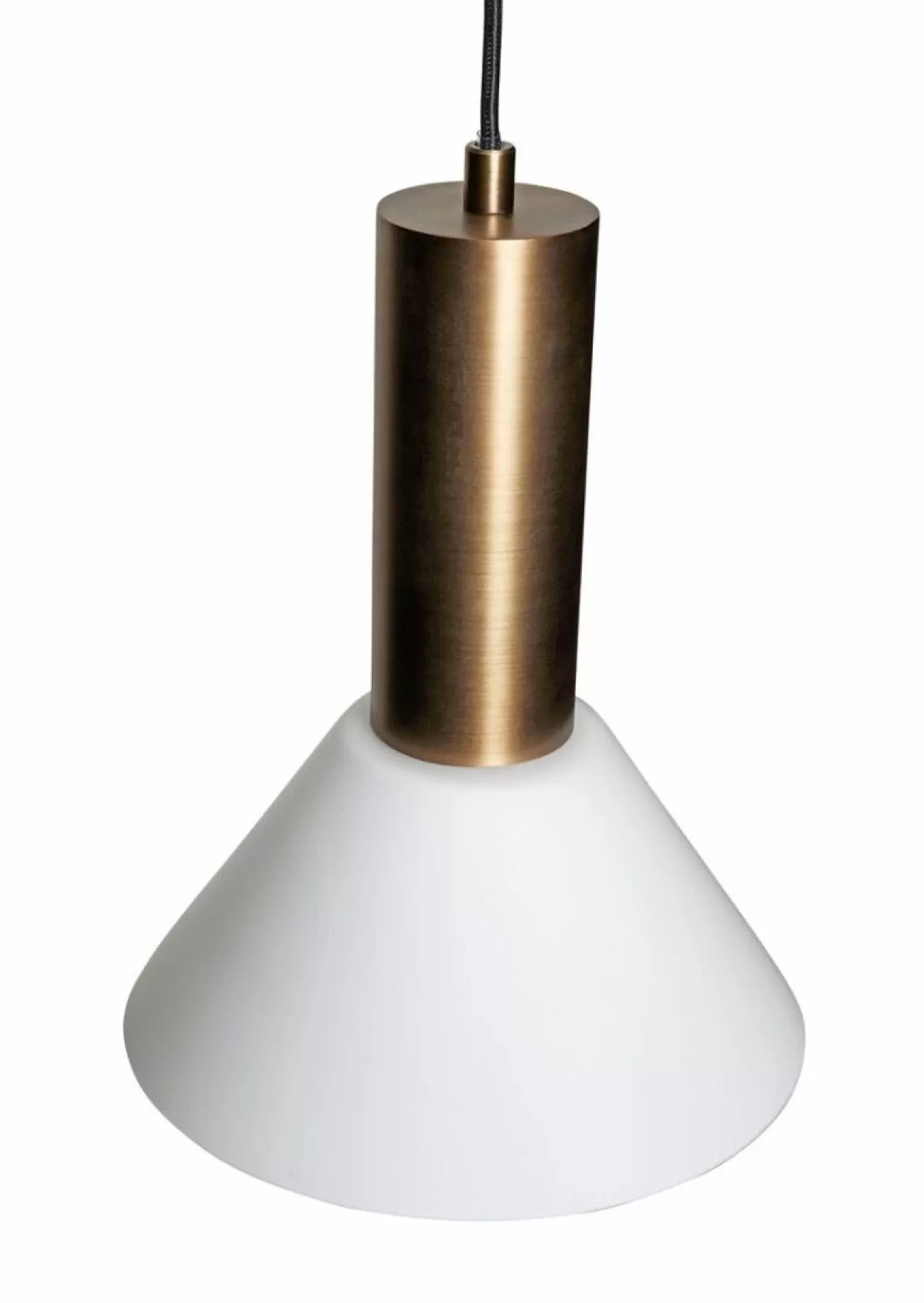 Hübsch Ceiling Lights^Contrast Ceiling Light Burnished Brass Burnished Brass, White