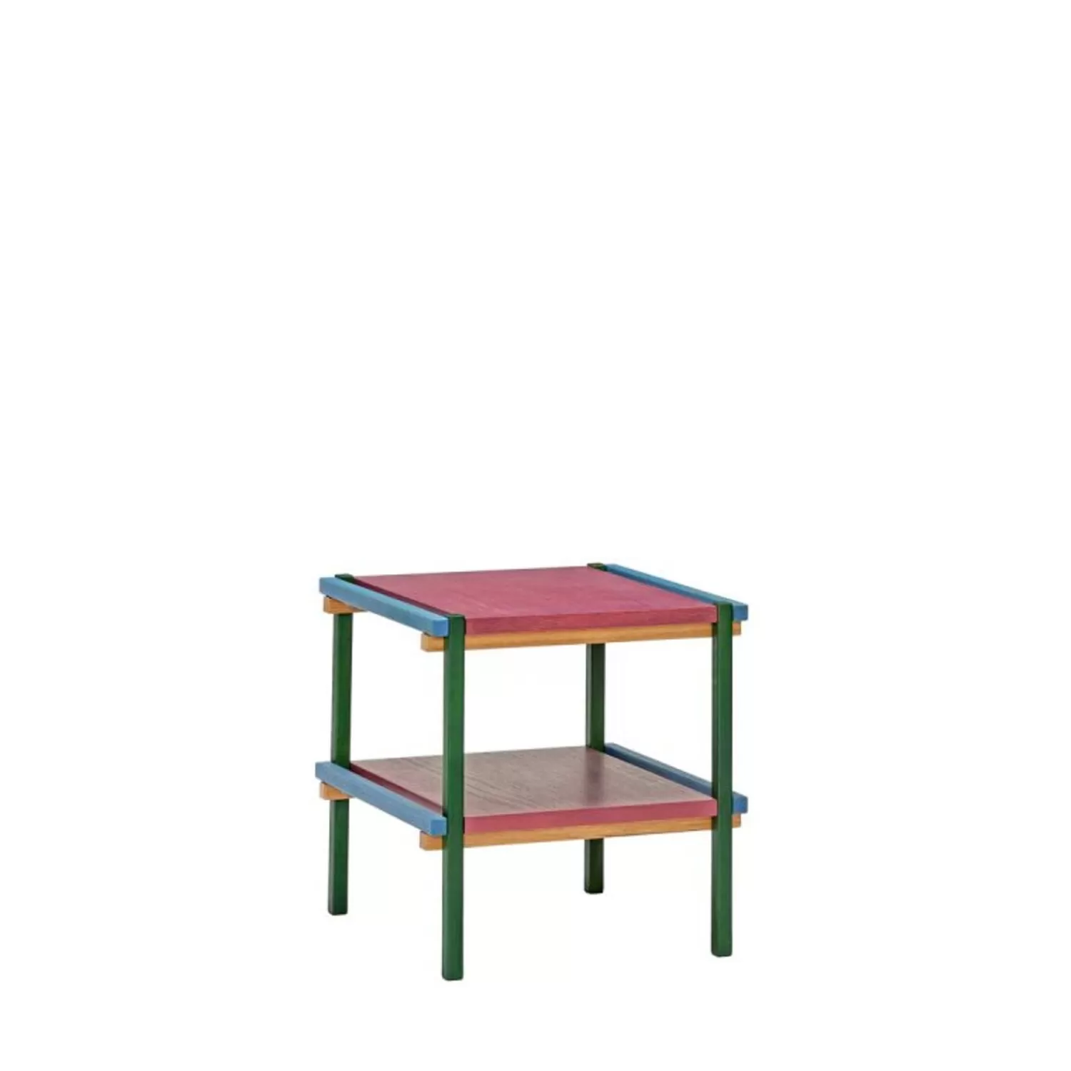 Hübsch Tables^Crayon Side Table Multicolour Blue, Burgundy, Green