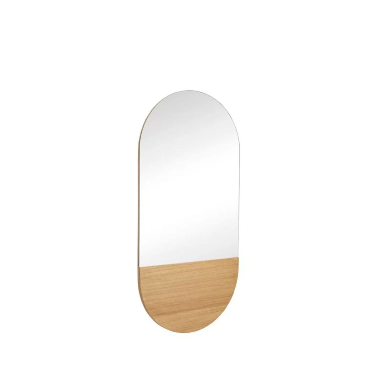 Hübsch Mirrors^Crescent Wall Mirror Oval Natural