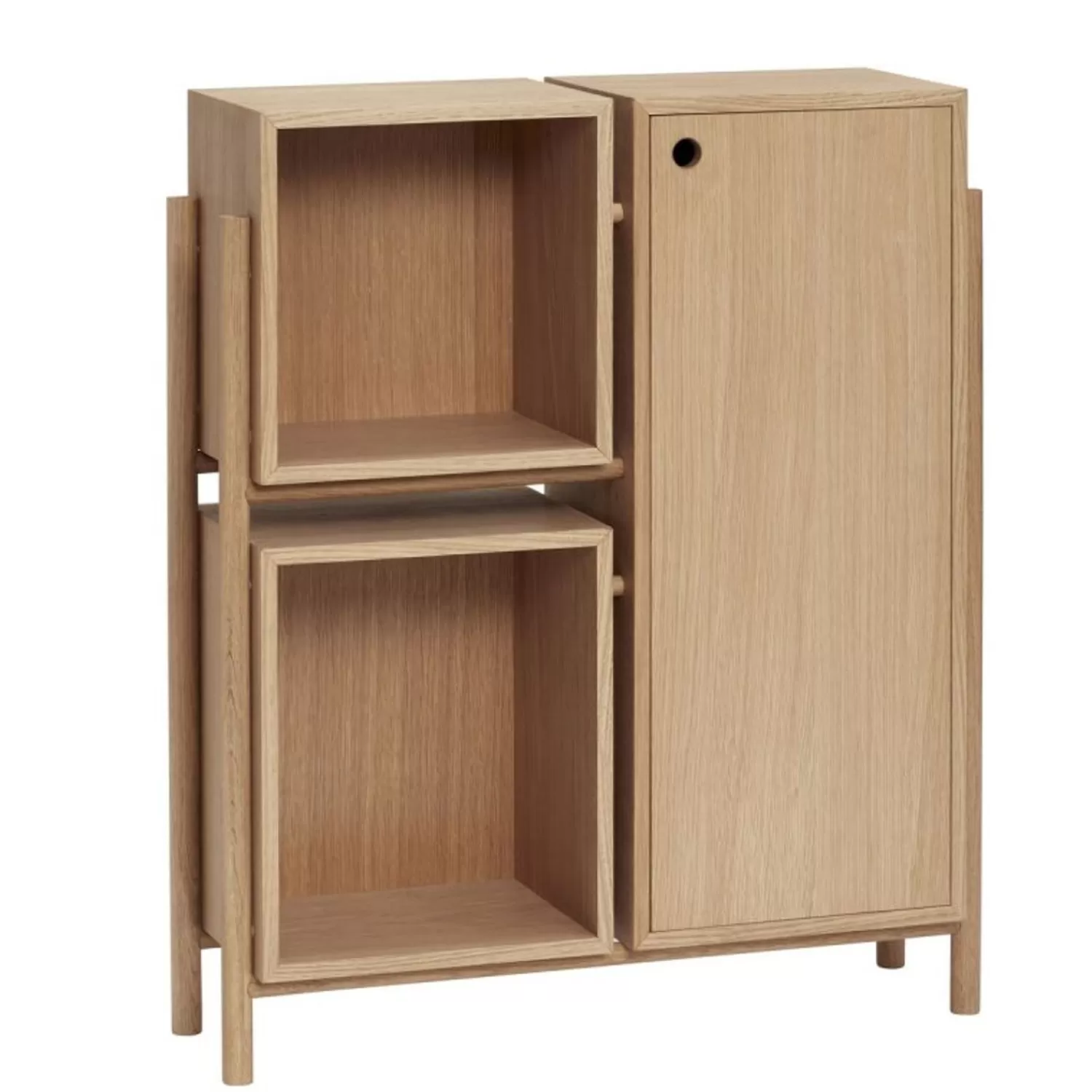 Hübsch Shelf Units & Storage^Cube Console Table Natural