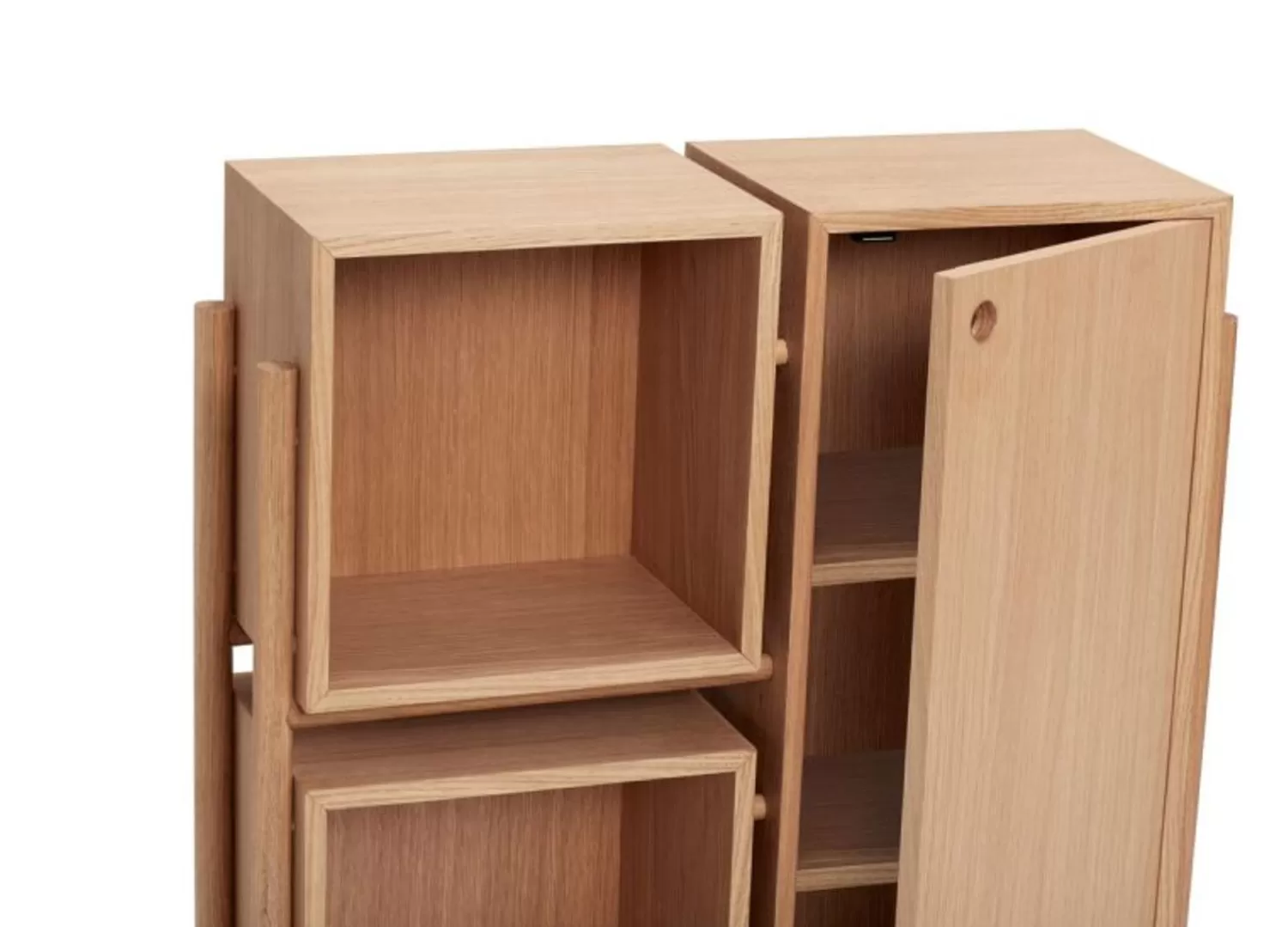 Hübsch Shelf Units & Storage^Cube Console Table Natural