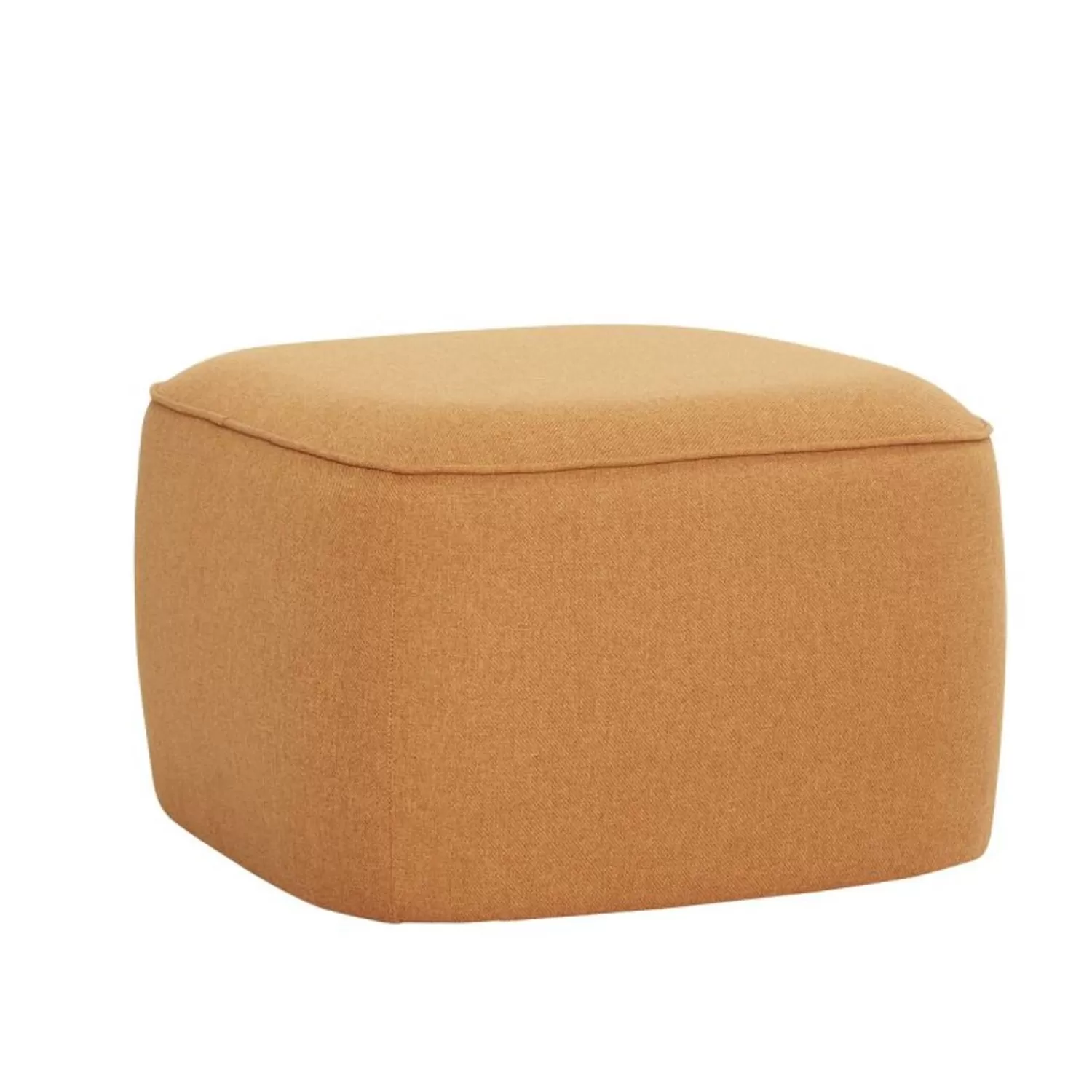 Hübsch Seating^Cube Pouffe Orange