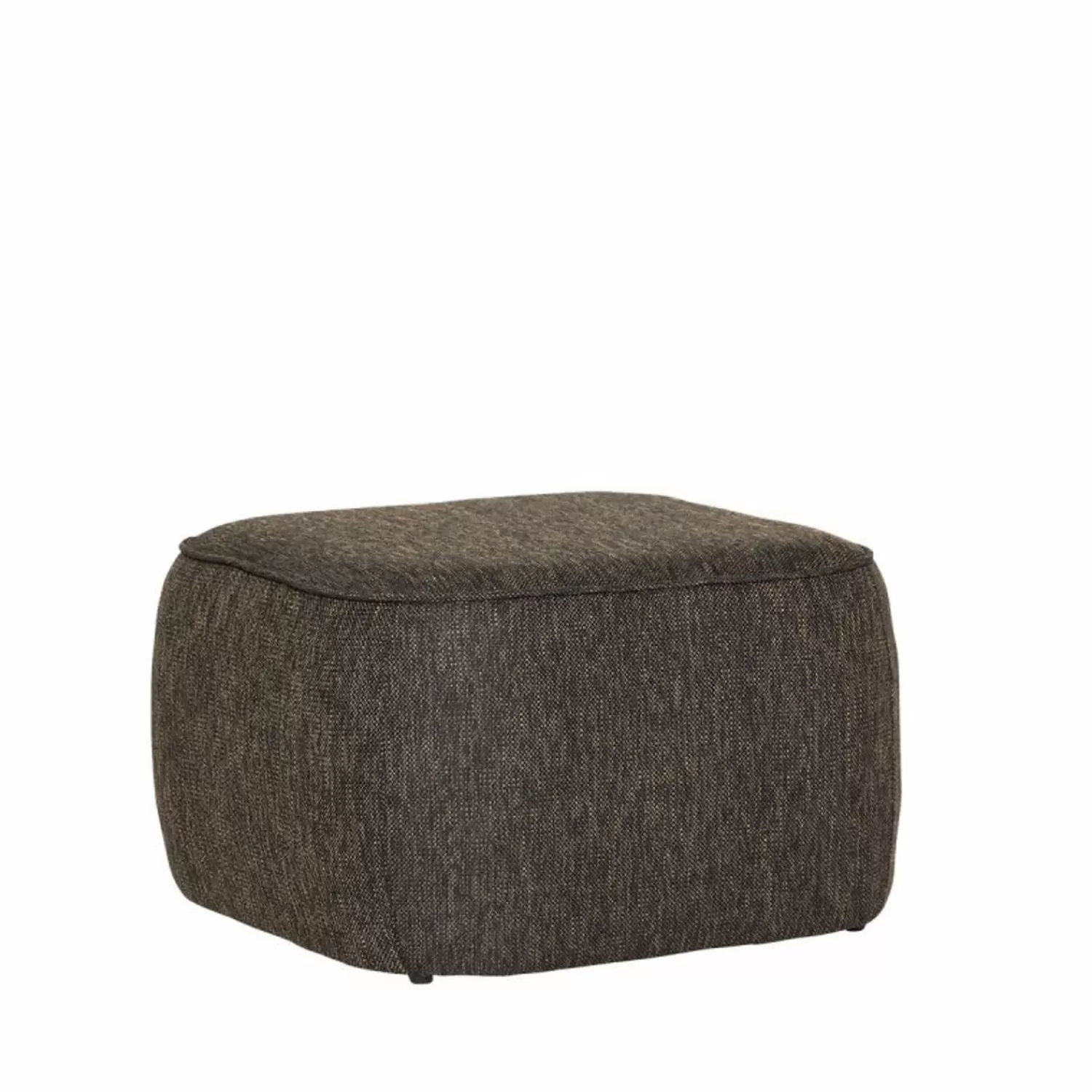 Hübsch Seating^Cube Pouffe Dark Brown