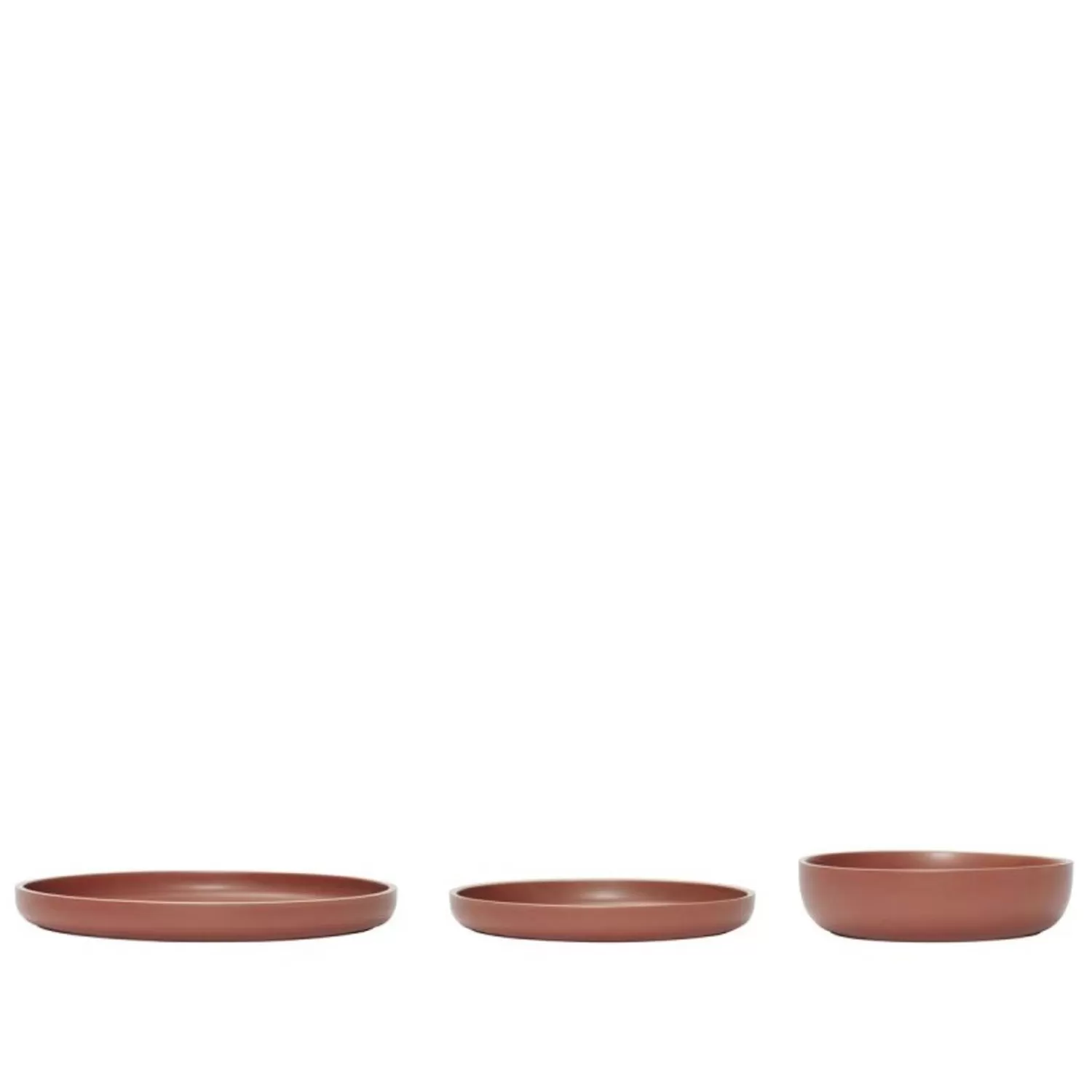 Hübsch Kitchen Accessories^Dawn Bowls (Set Of 3) Red