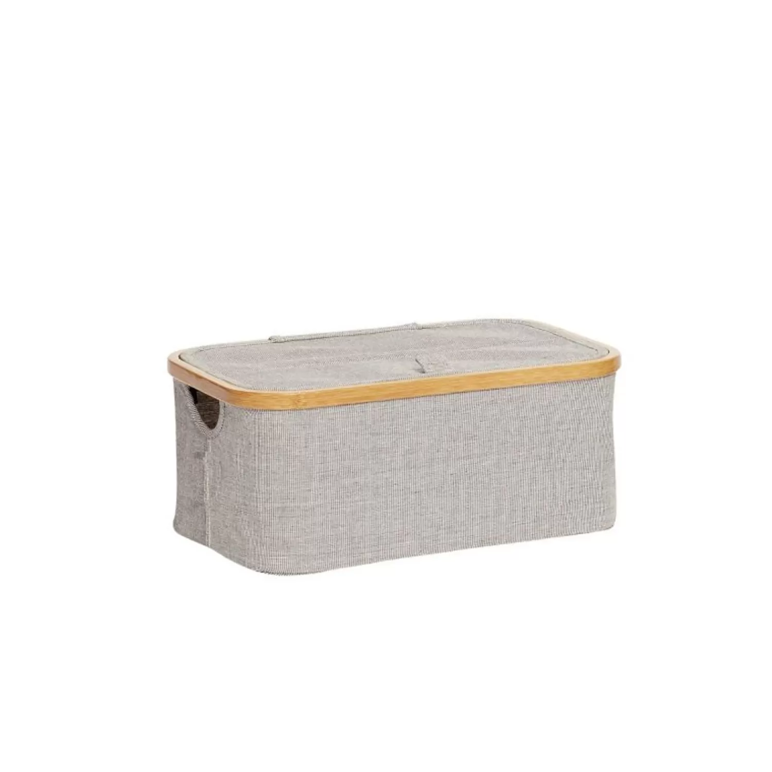 Hübsch Storage^Ease Storage Box Small Grey Grey, Natural