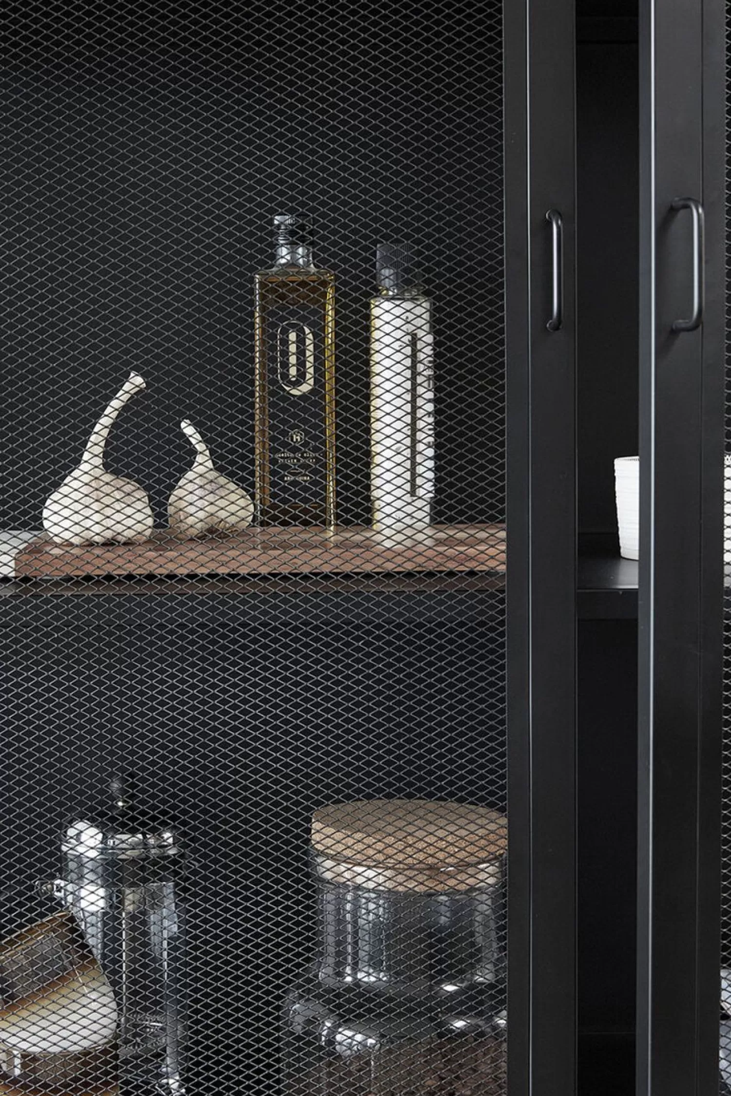 Hübsch Shelf Units & Storage^Edge Cabinet Double Black