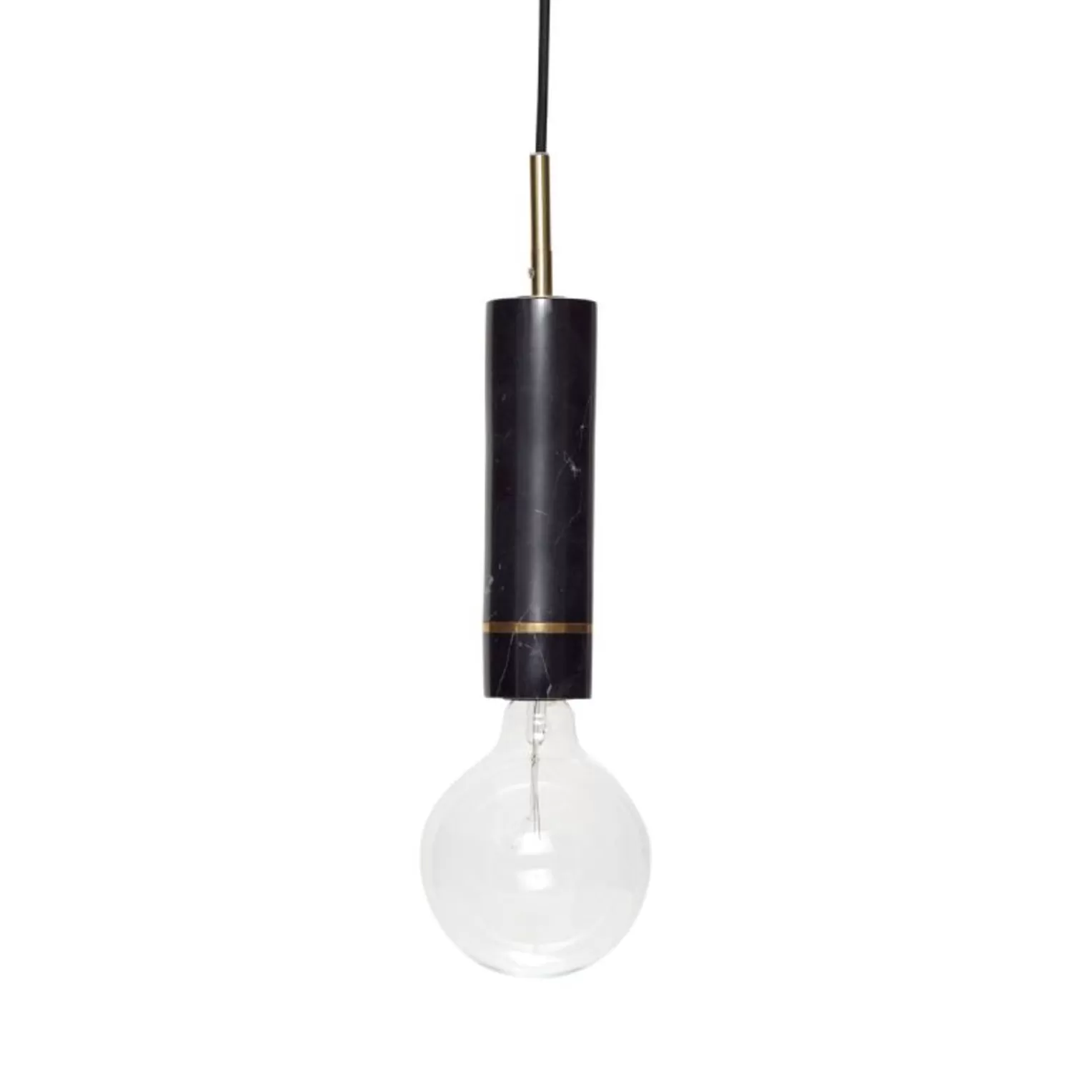 Hübsch Ceiling Lights^Elegant Ceiling Lamp Black Black, Brass