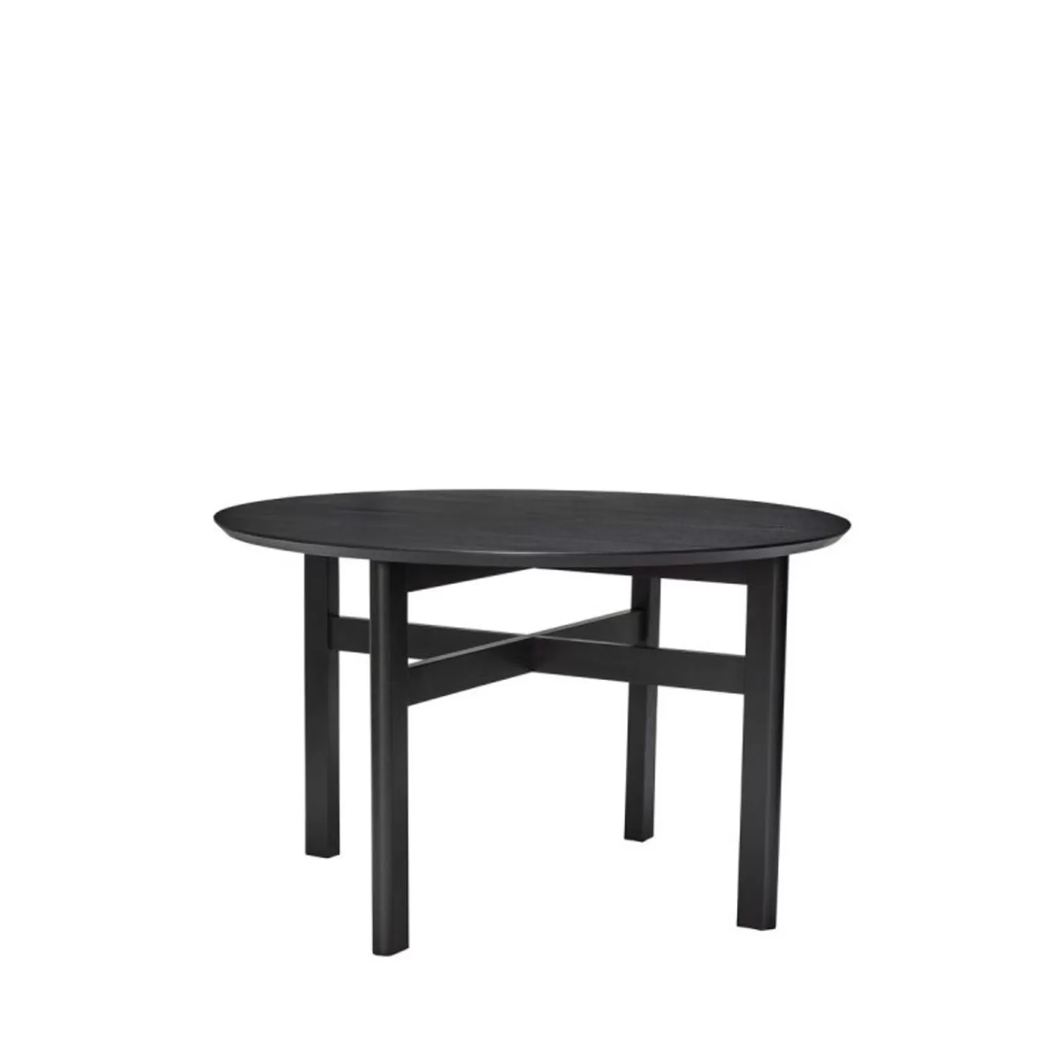 Hübsch Tables^Fjord Dining Table Round Small Black