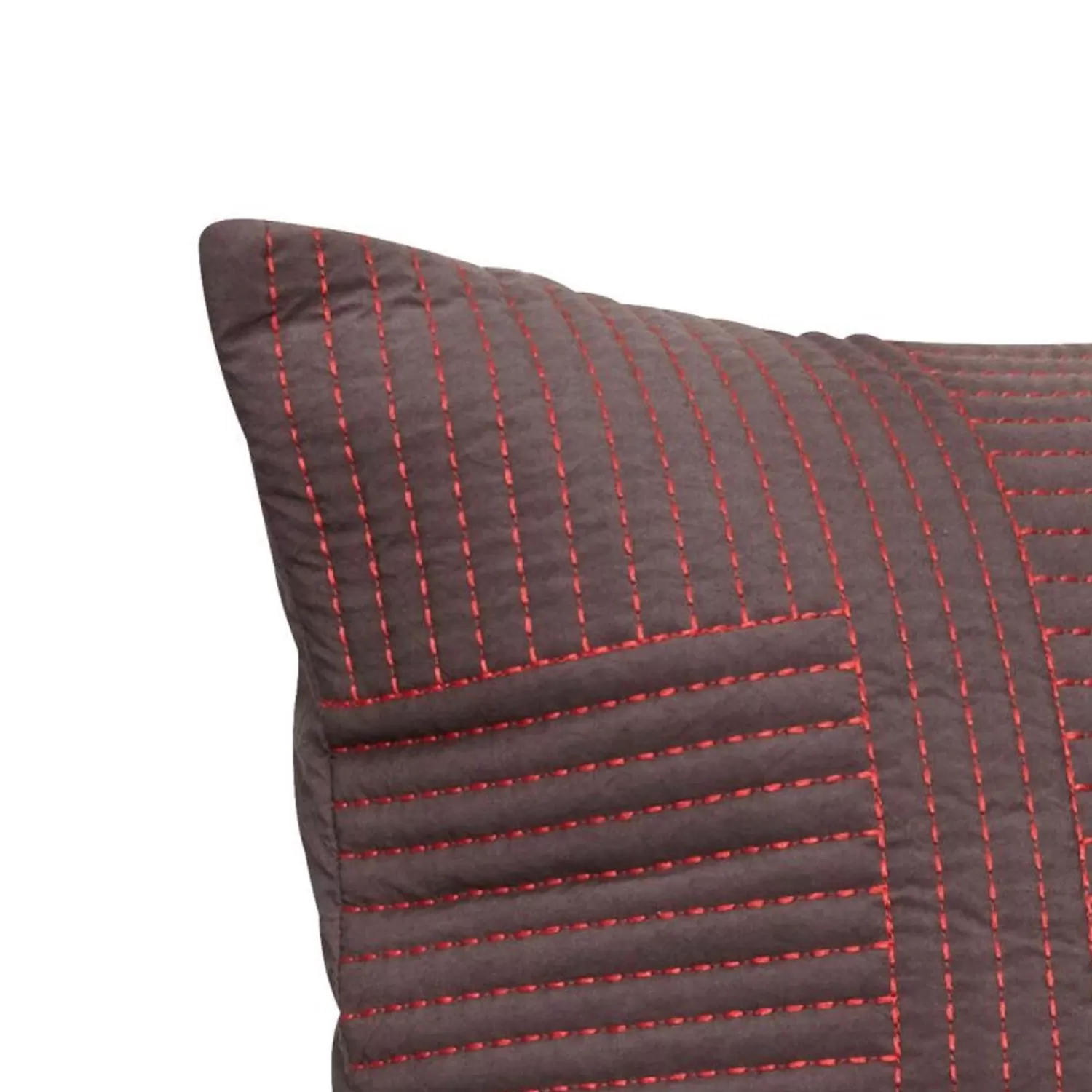 Hübsch Cushions^Floy Cushion Brown/Red Brown, Red