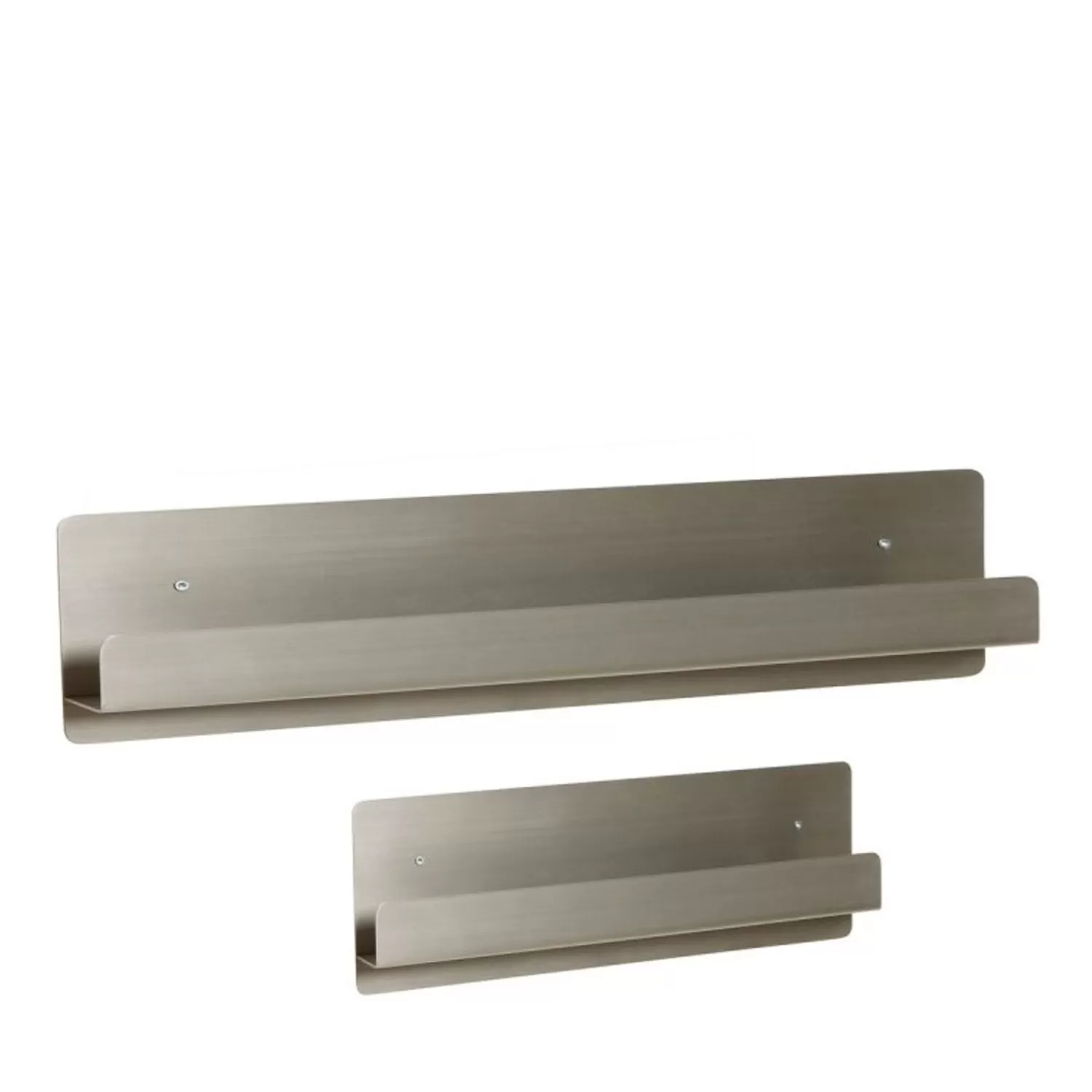 Hübsch Shelf Units & Storage^Fold Picture Shelf (Set Of 2) Nickel