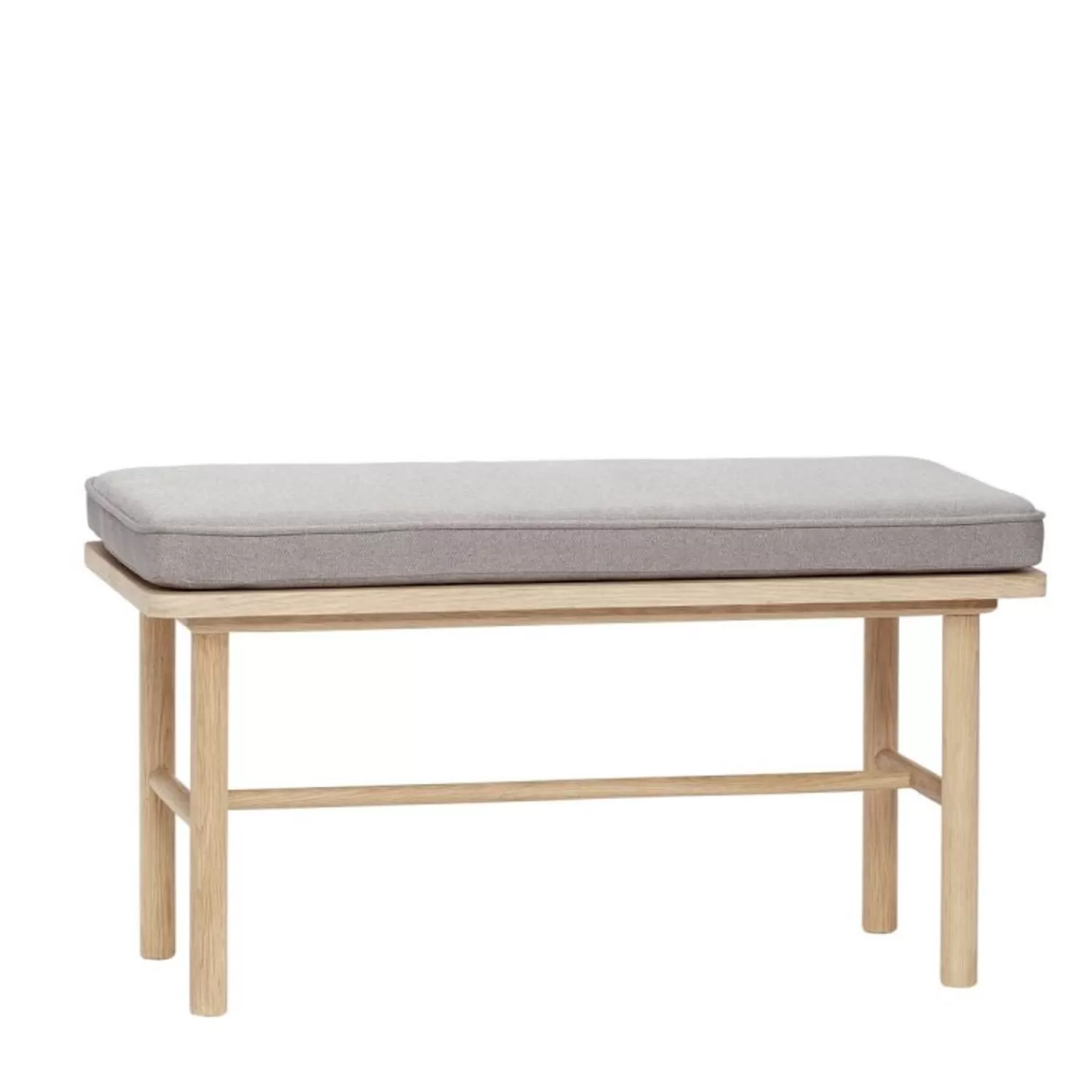 Hübsch Seating^Folk Bench Grey/Natural Grey, Natural