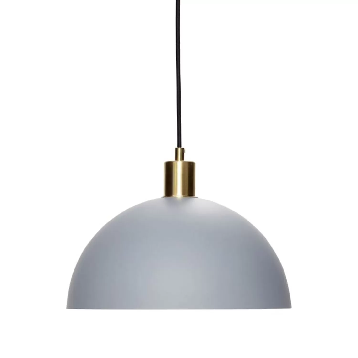 Hübsch Ceiling Lights^Form Pendant Grey Brass, Grey