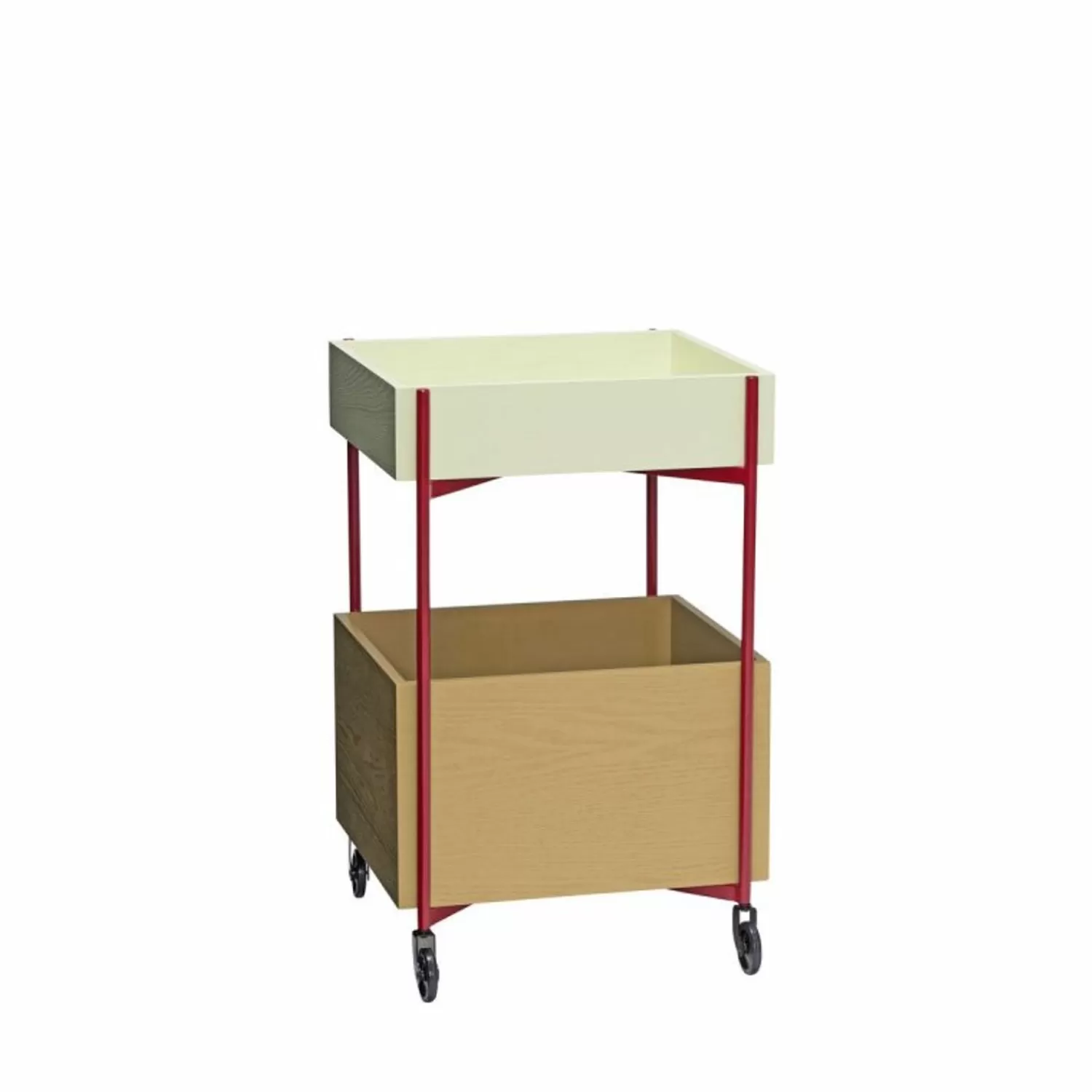 Hübsch Tables^Fresh Trolley Multicolour Burgundy, Khaki