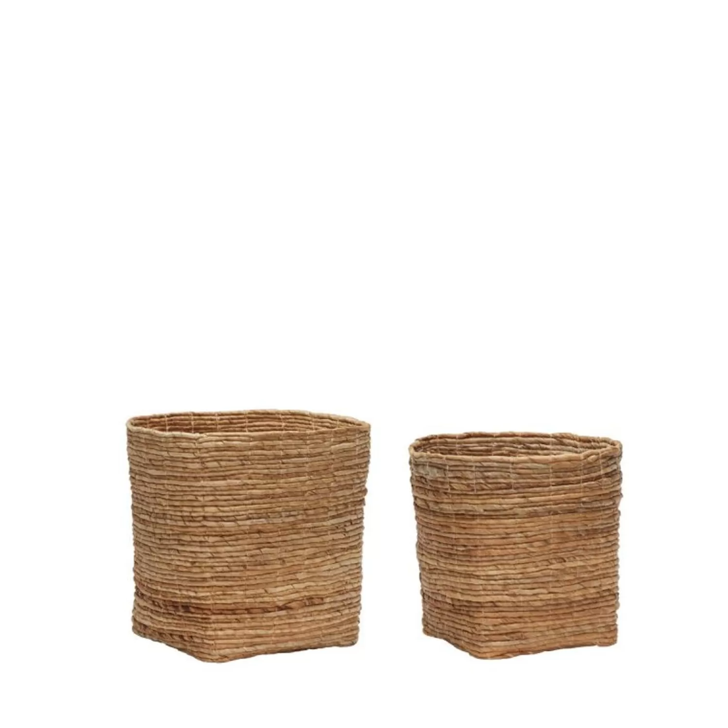 Hübsch Storage^Gentle Baskets (Set Of 2) Natural