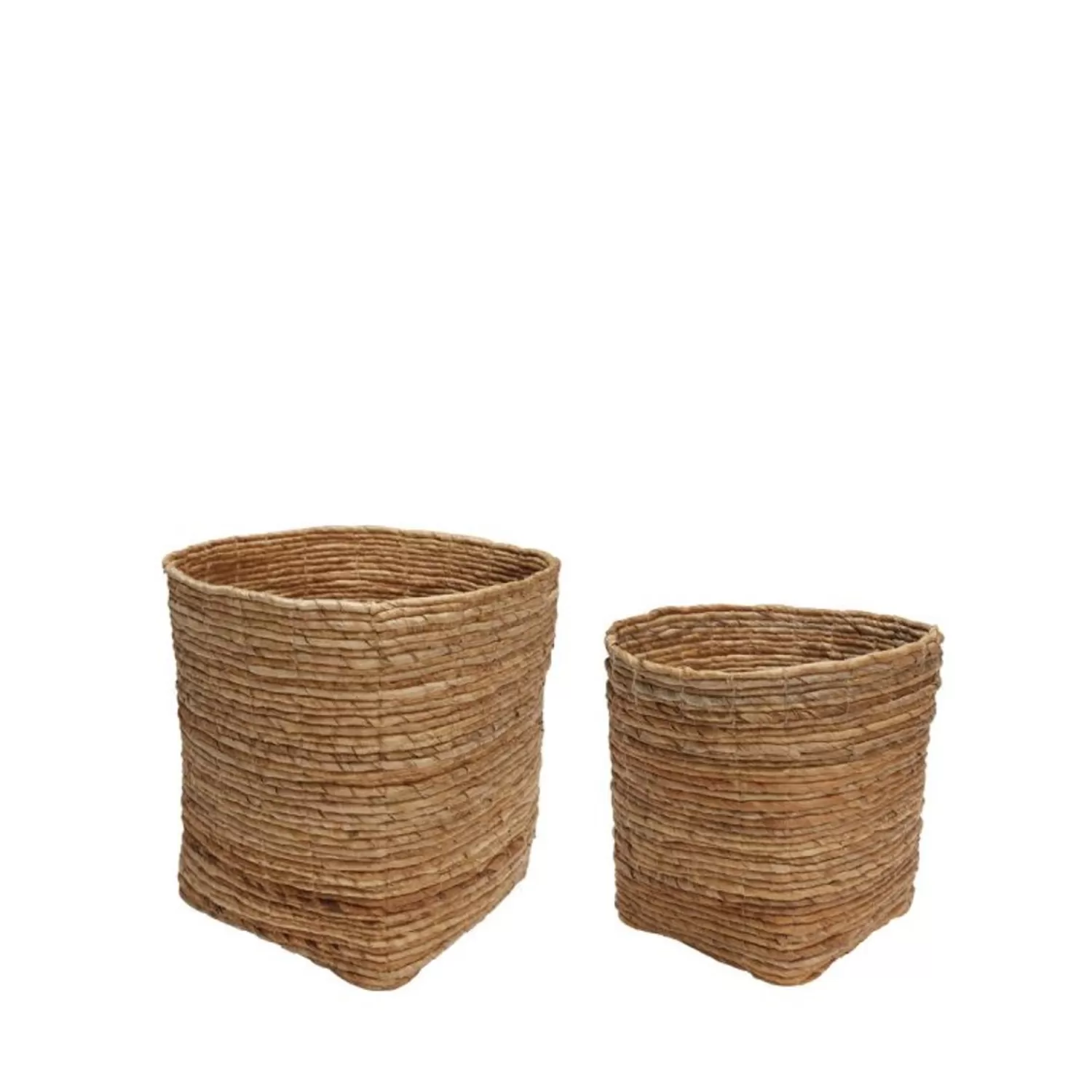 Hübsch Storage^Gentle Baskets (Set Of 2) Natural