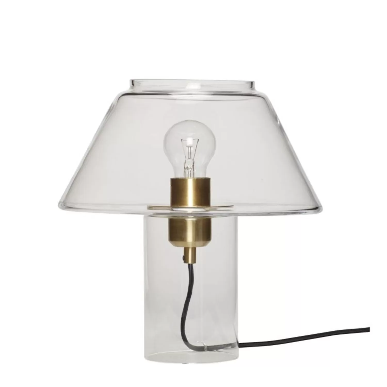 Hübsch Table Lamps^Gople Table Lamp Clear Brass