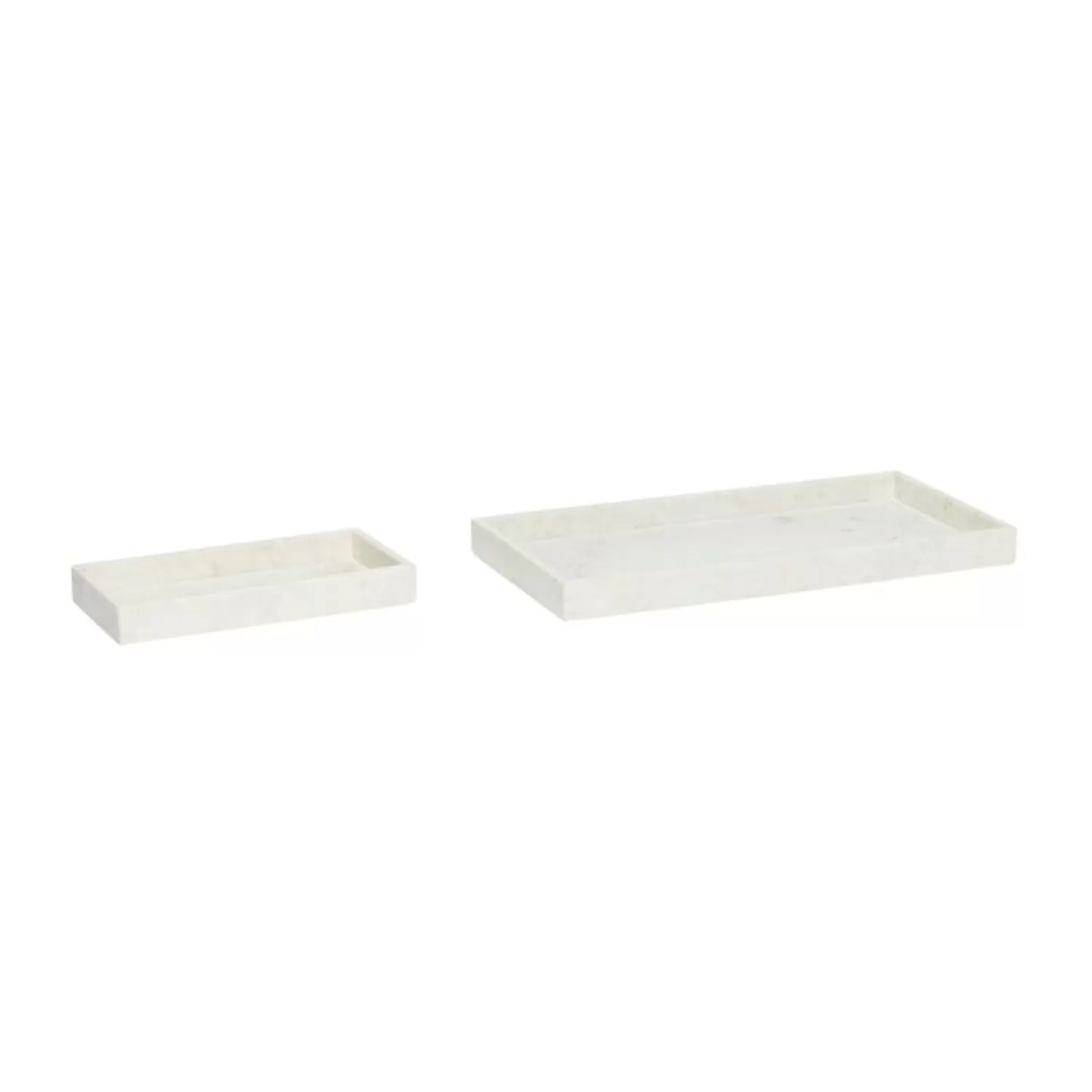 Hübsch Kitchen Accessories^Grand Trays (Set Of 2) White