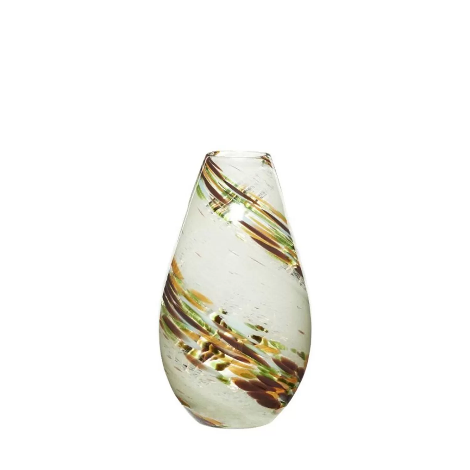 Hübsch Vases^Grove Vase Multicolour Amber, Beige, Brown, Green