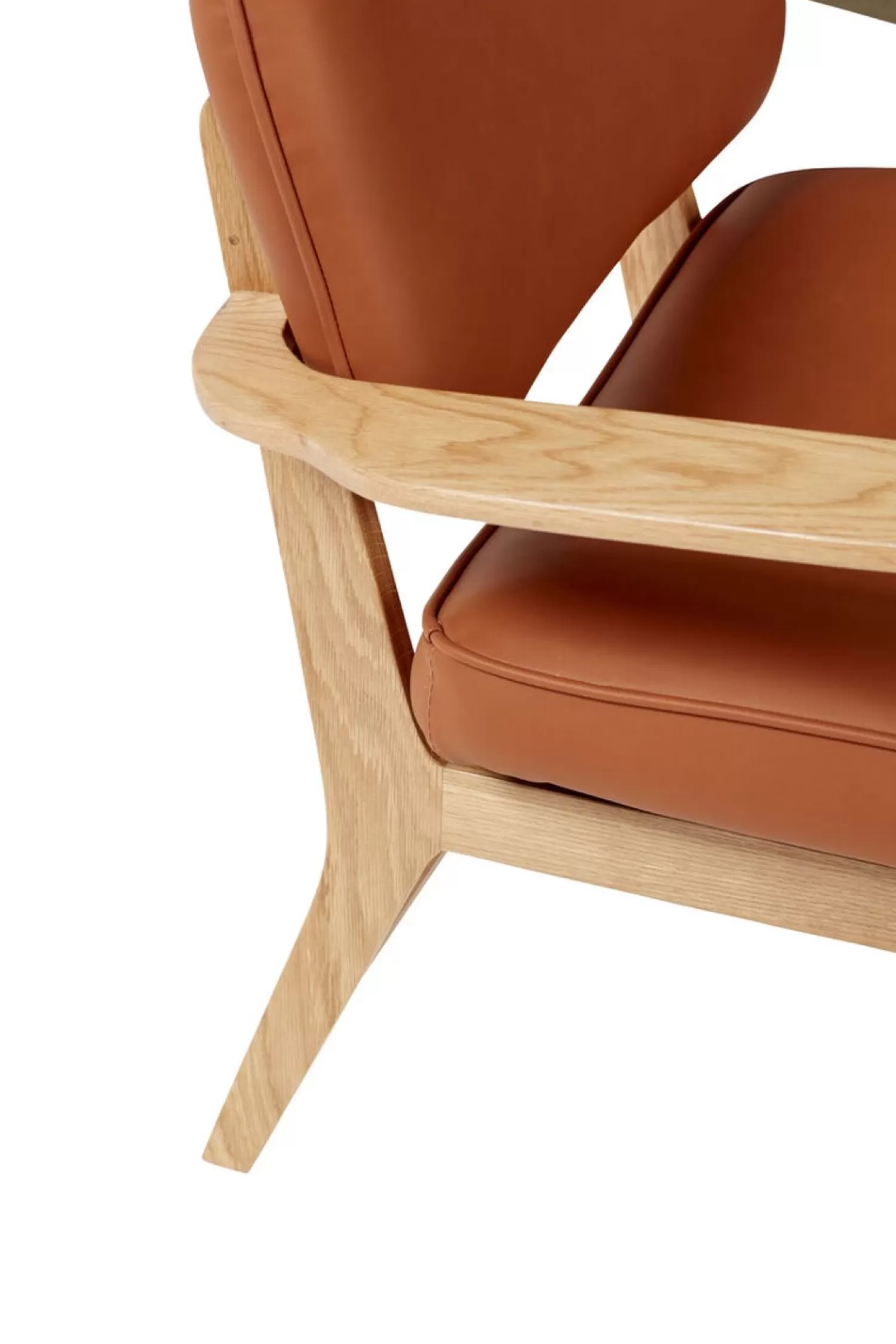 Hübsch Seating^Haze Lounge Chair Brown/Natural Brown, Natural