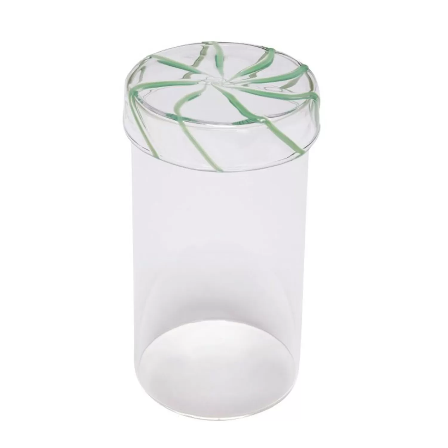 Hübsch Kitchen Accessories^Heir Storage Jar Tall Green Clear, Green