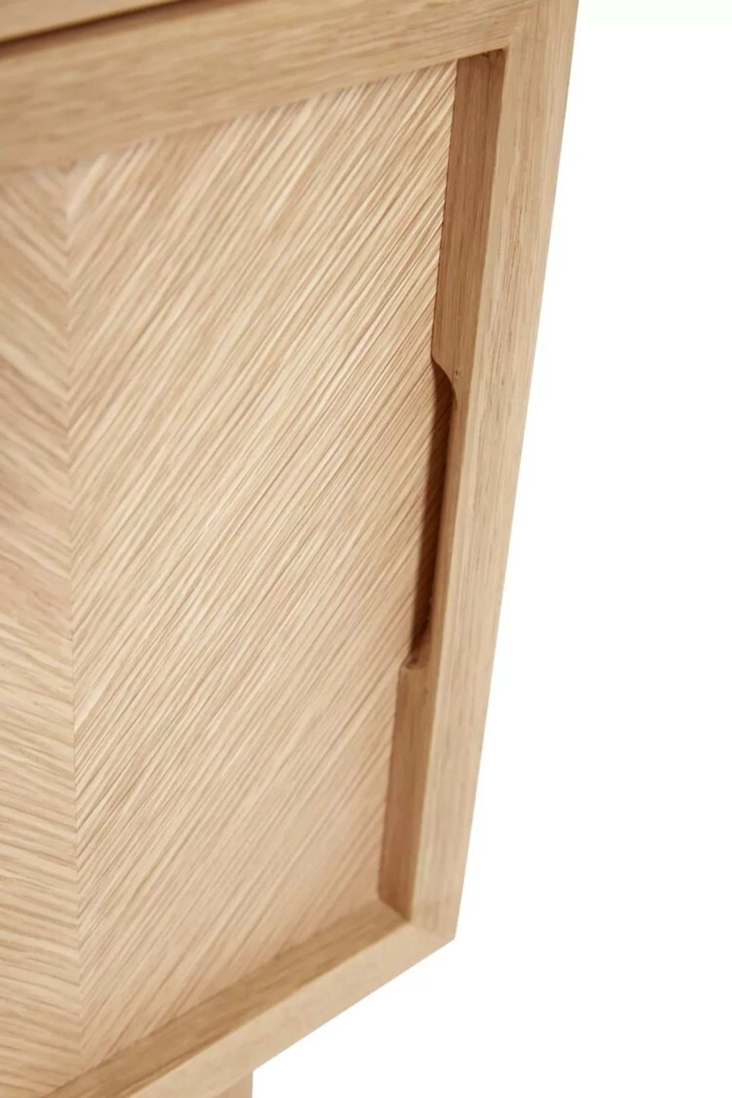 Hübsch Tables^Herringbone Bedside Table Natural