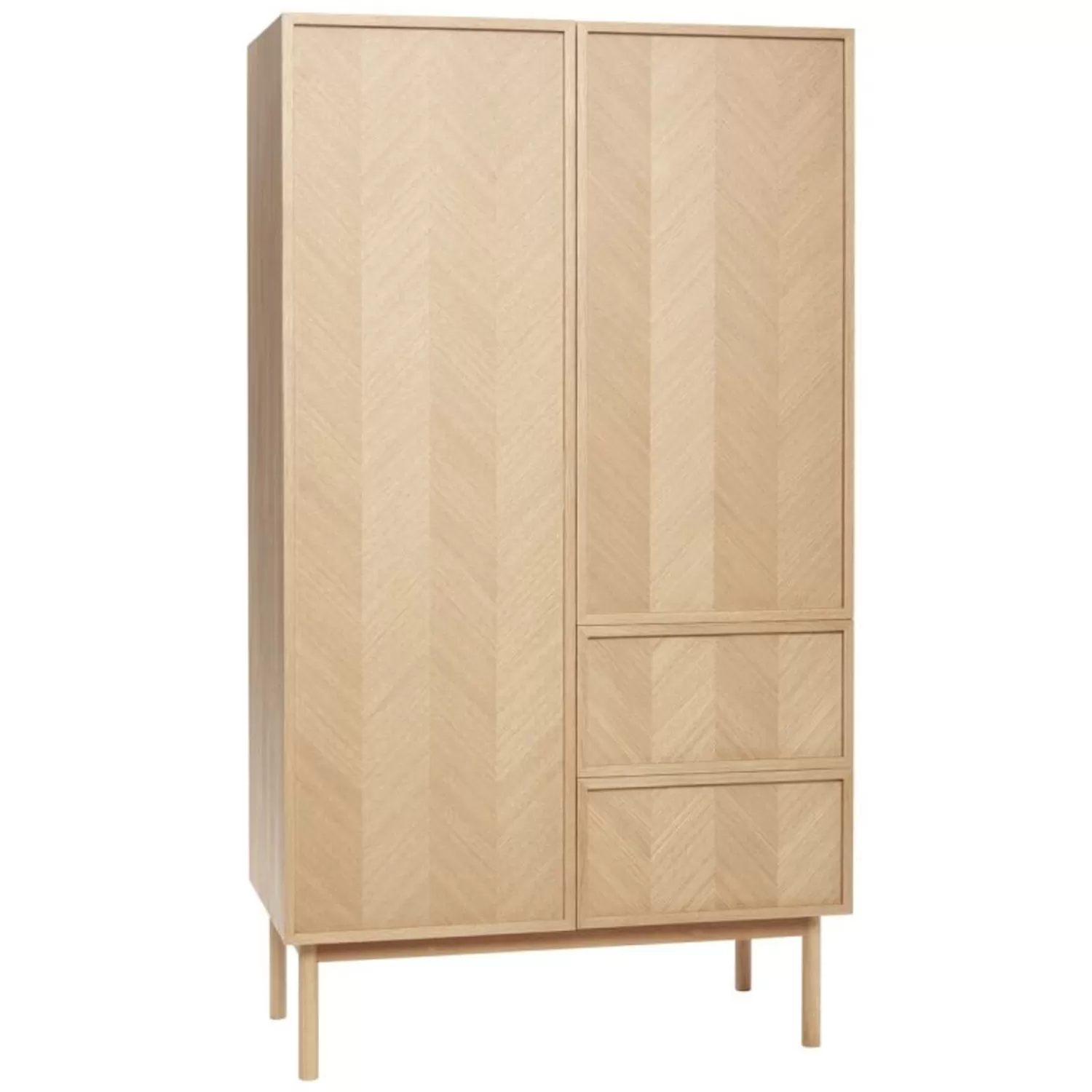 Hübsch Wardrobes & Racks^Herringbone Wardrobe Large Natural