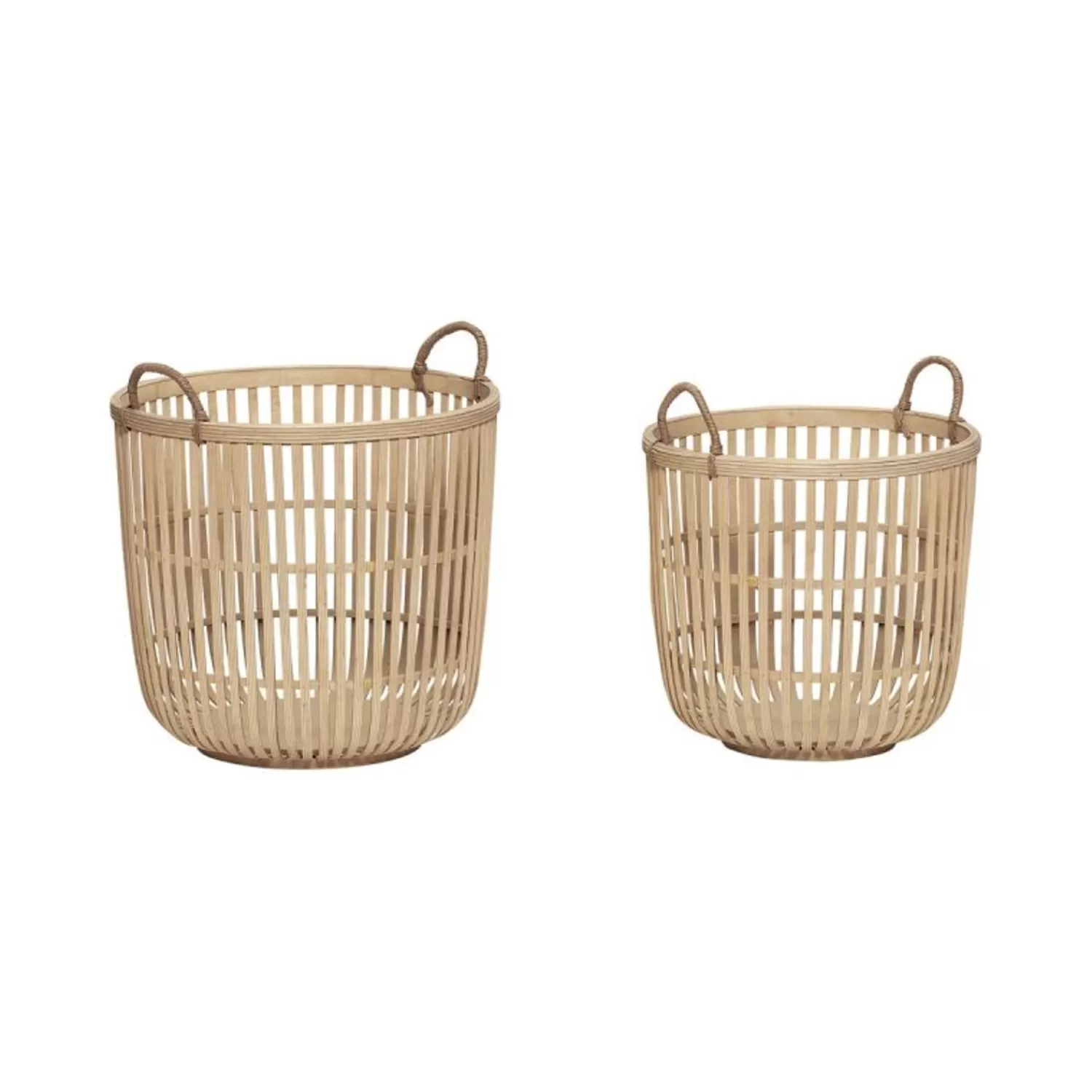 Hübsch Storage^Hickory Baskets (Set Of 2) Natural