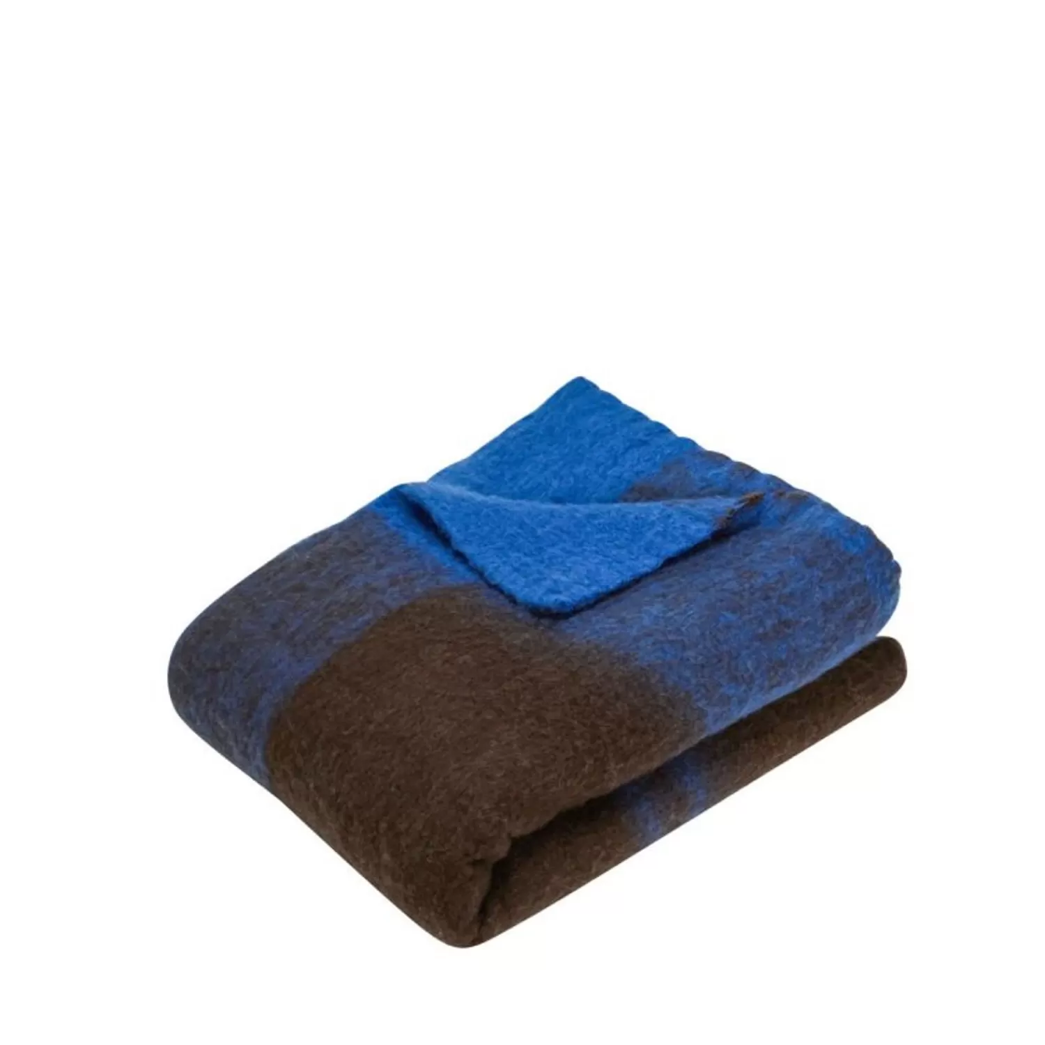 Hübsch Throws^Inlet Throw Brown/Blue Blue, Brown