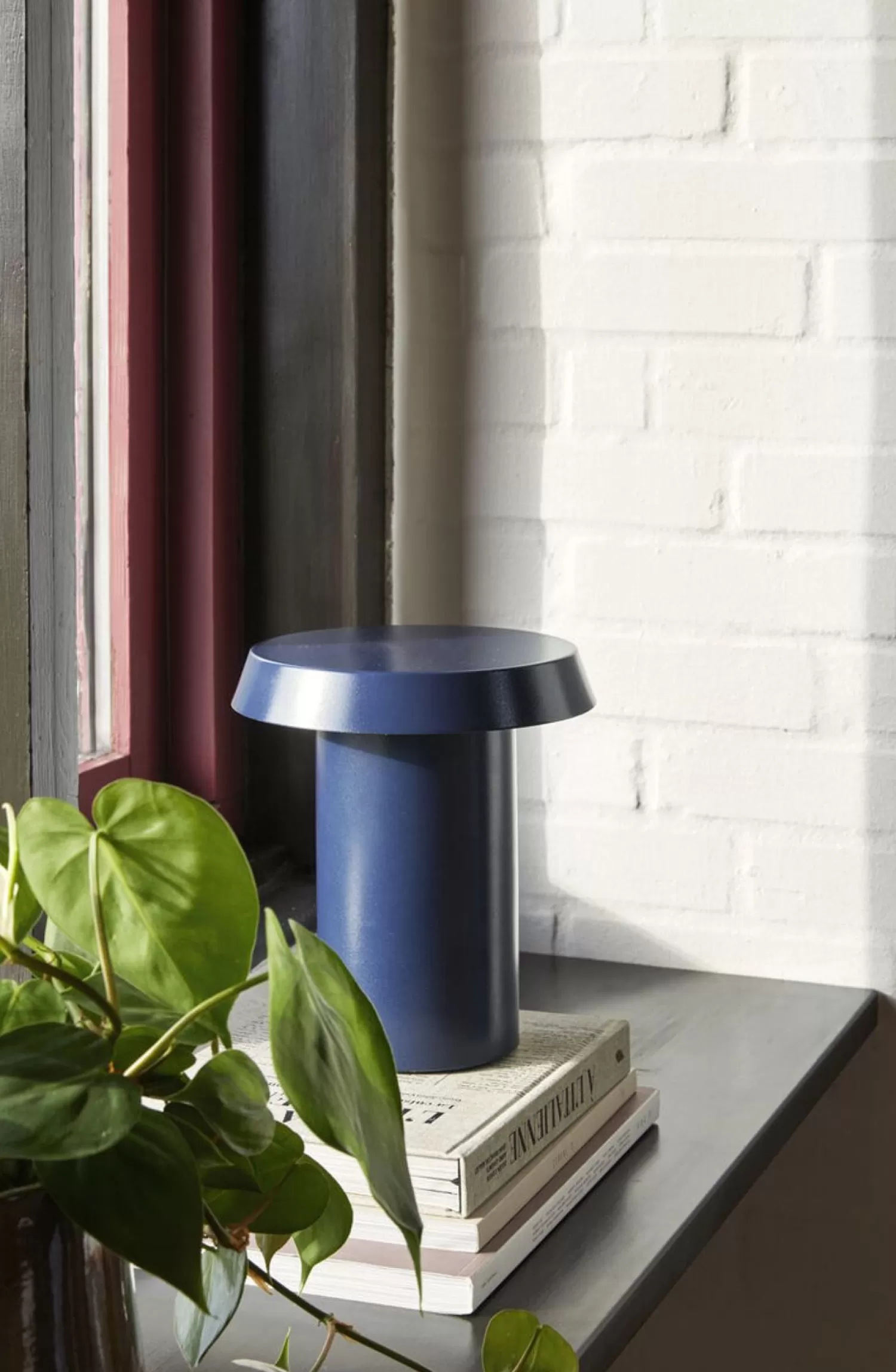 Hübsch Table Lamps^Keen Table Lamp Dark Blue