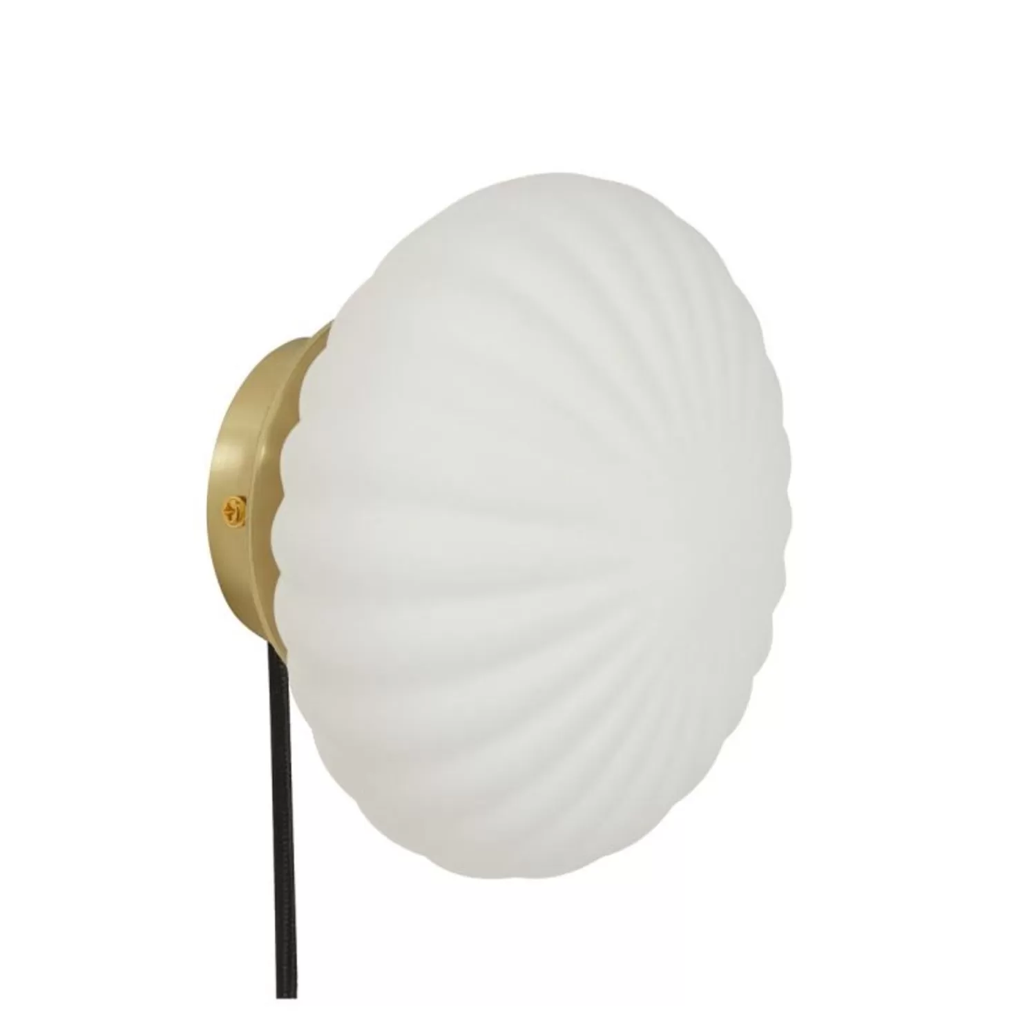 Hübsch Wall Lights^Kumu Wall Lamp O18 White Brass, White